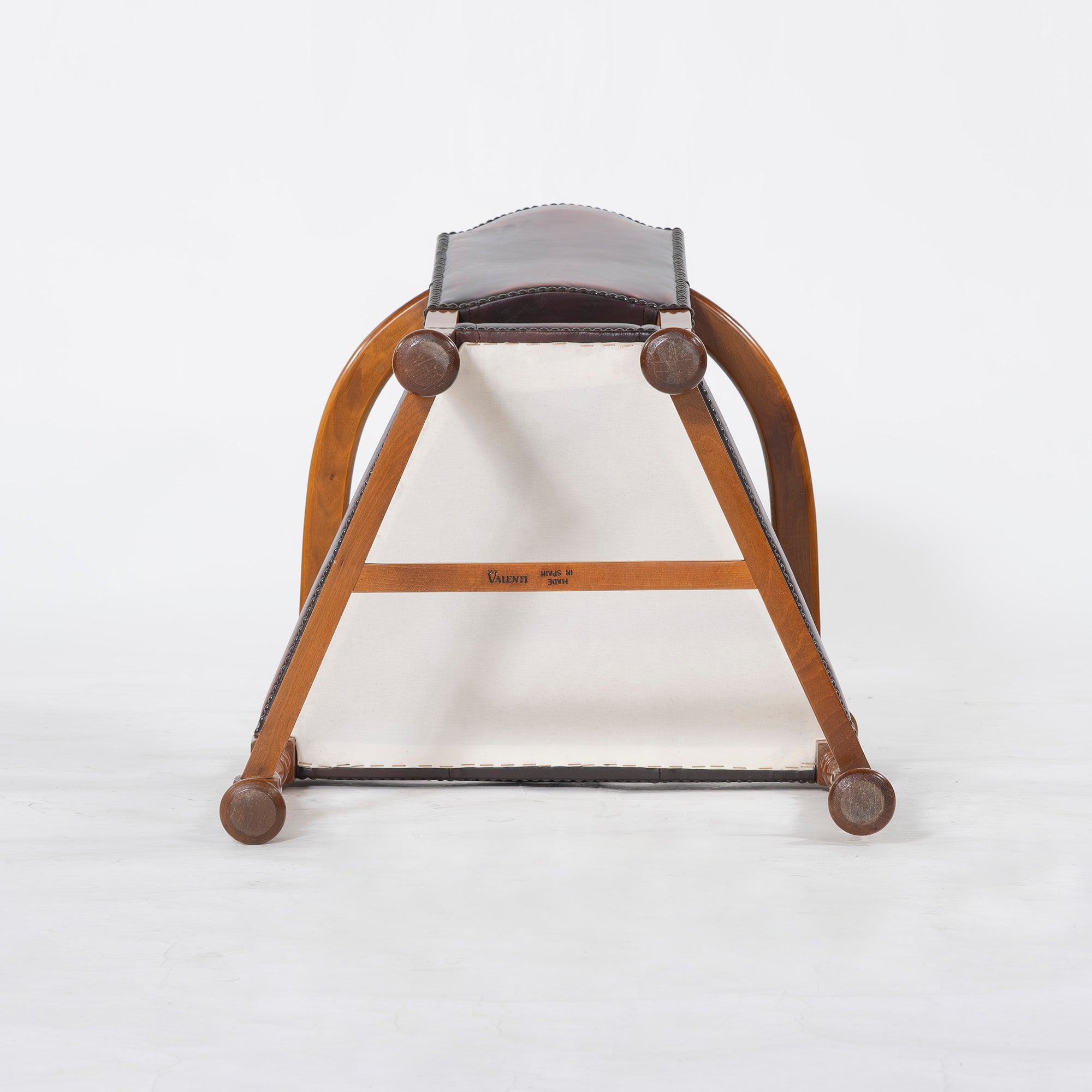 ダイニングチェア バロッサバレンティ VARO,S.A. VALENTI カクトワールチェア ウォールナット 本革(4) スペイン アームチェア アンティーク