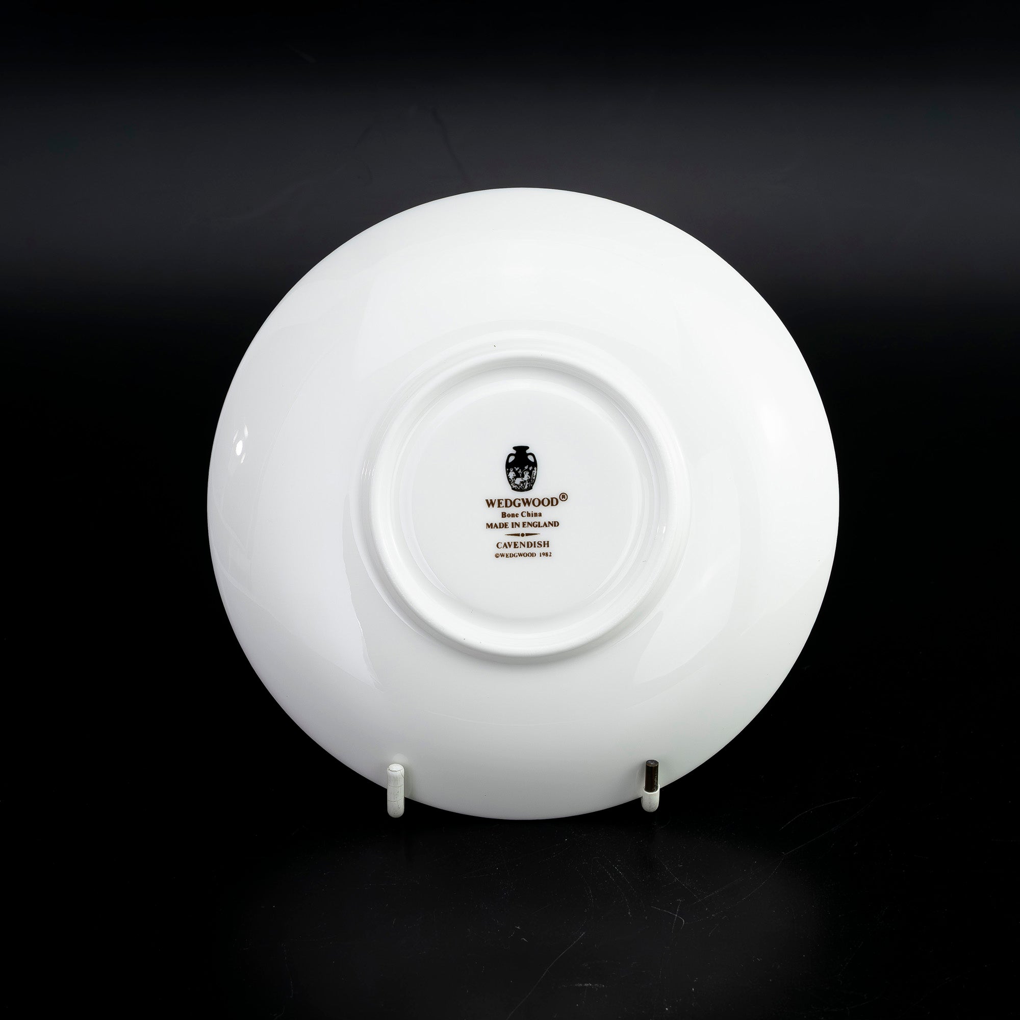 ウェッジウッド WEDGWOOD キャベンディッシュ カップ＆ソーサー ペア コバルトブルー 貝殻モチーフ 廃盤 希少