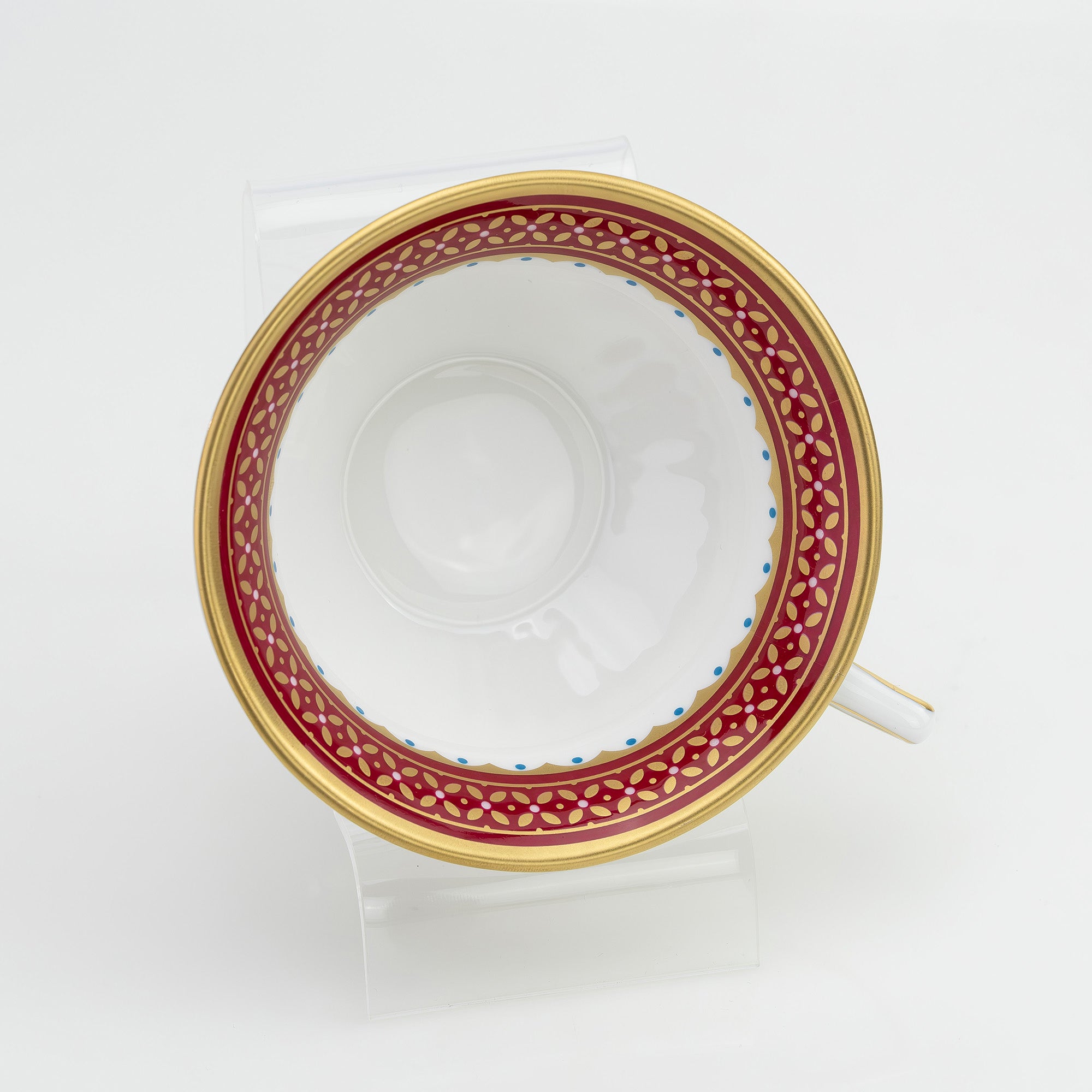 ウェッジウッド WEDGWOOD ハーレクインコレクション クイーンオブハート ティーカップ&ソーサー 廃盤品 希少【箱付】(2)