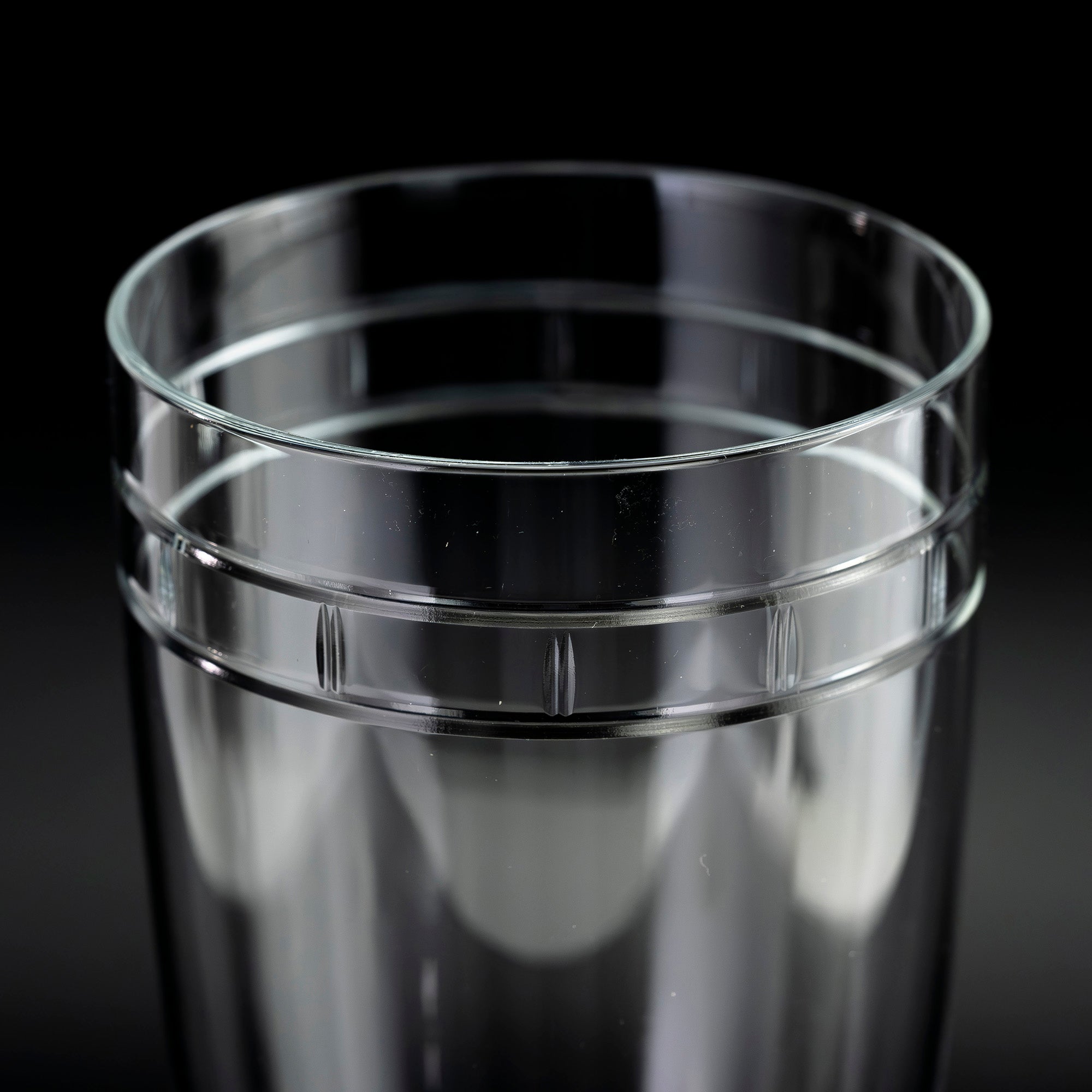 ティファニー TIFFANY＆Co. アトラス ピルスナーグラス ペア 日本製 クリスタル ローマ数字カット ガラス ビアグラス 【箱付】(2)