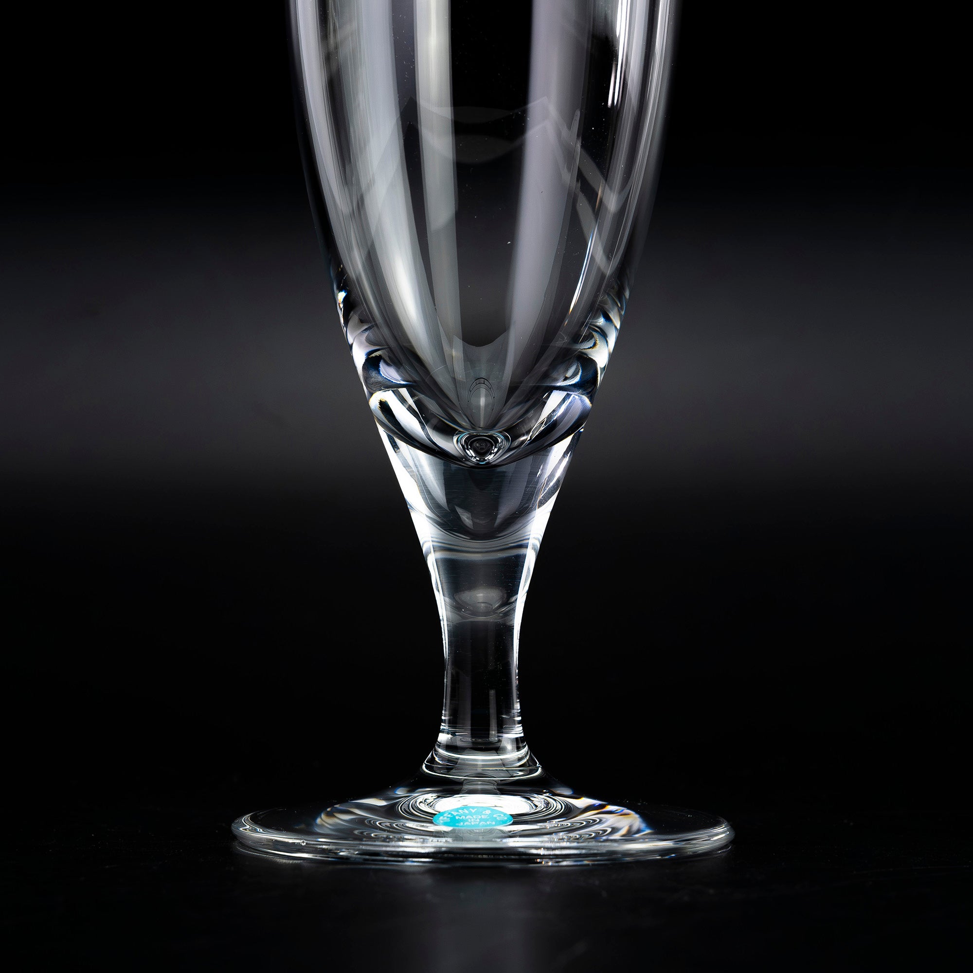 Tiffany &amp; Co. Atlas Pilsner Glasses, Pair, Made in Japan, Crystal with Roman Numerals, Beer Glasses [Boxed] (3)