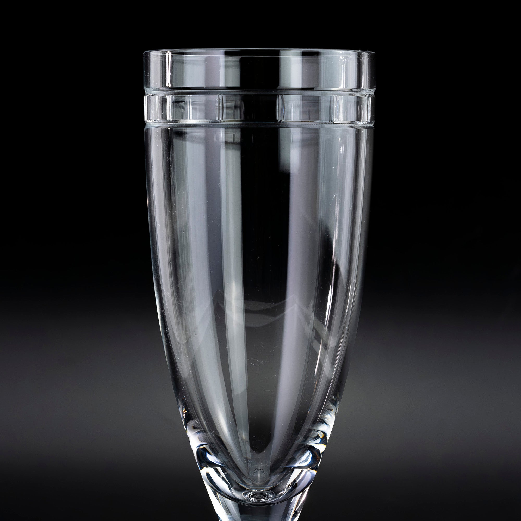 ティファニー TIFFANY＆Co. アトラス ピルスナーグラス ペア 日本製 クリスタル ローマ数字カット ガラス ビアグラス 【箱付】(4)