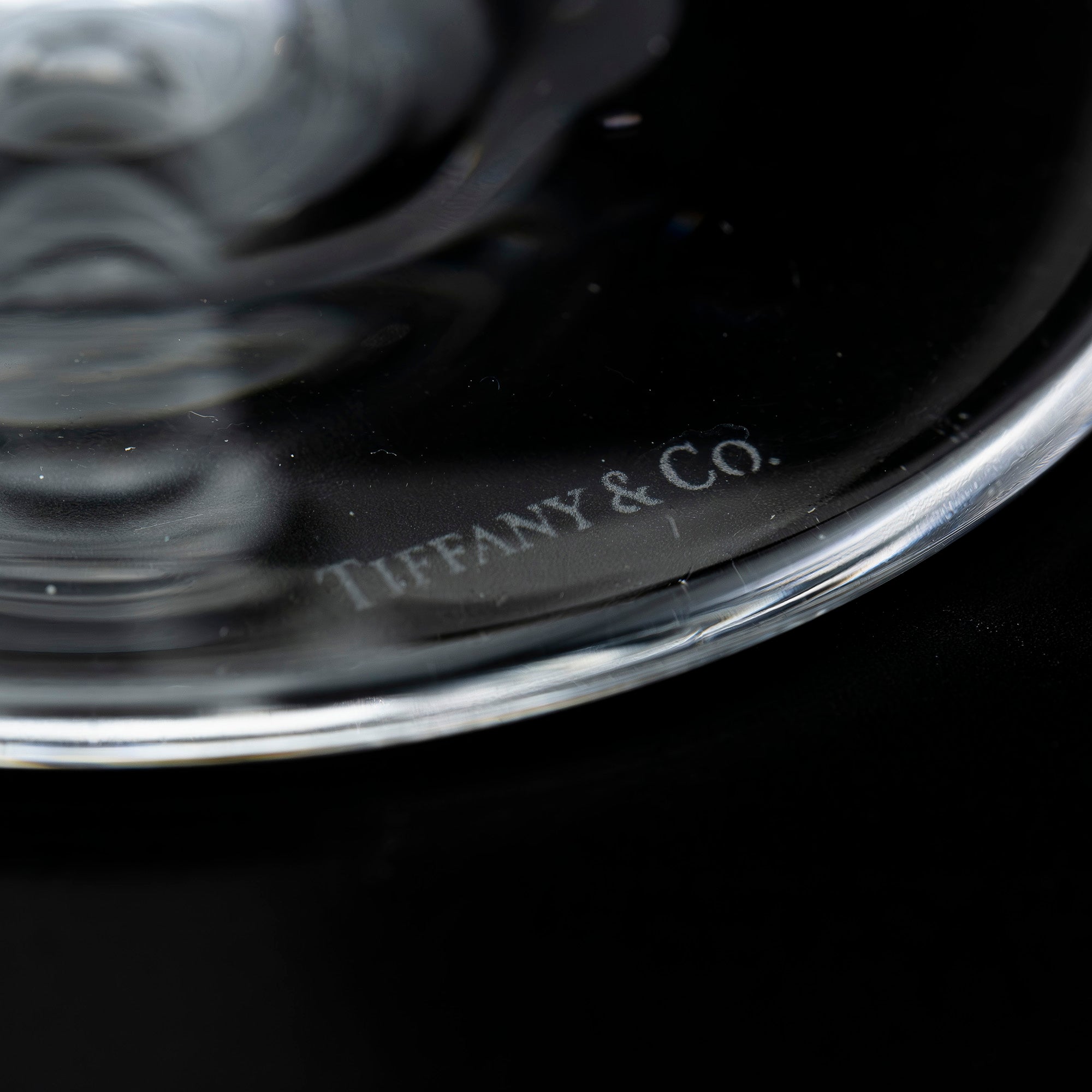 ティファニー TIFFANY＆Co. アトラス ピルスナーグラス ペア 日本製 クリスタル ローマ数字カット ガラス ビアグラス 【箱付】(4)