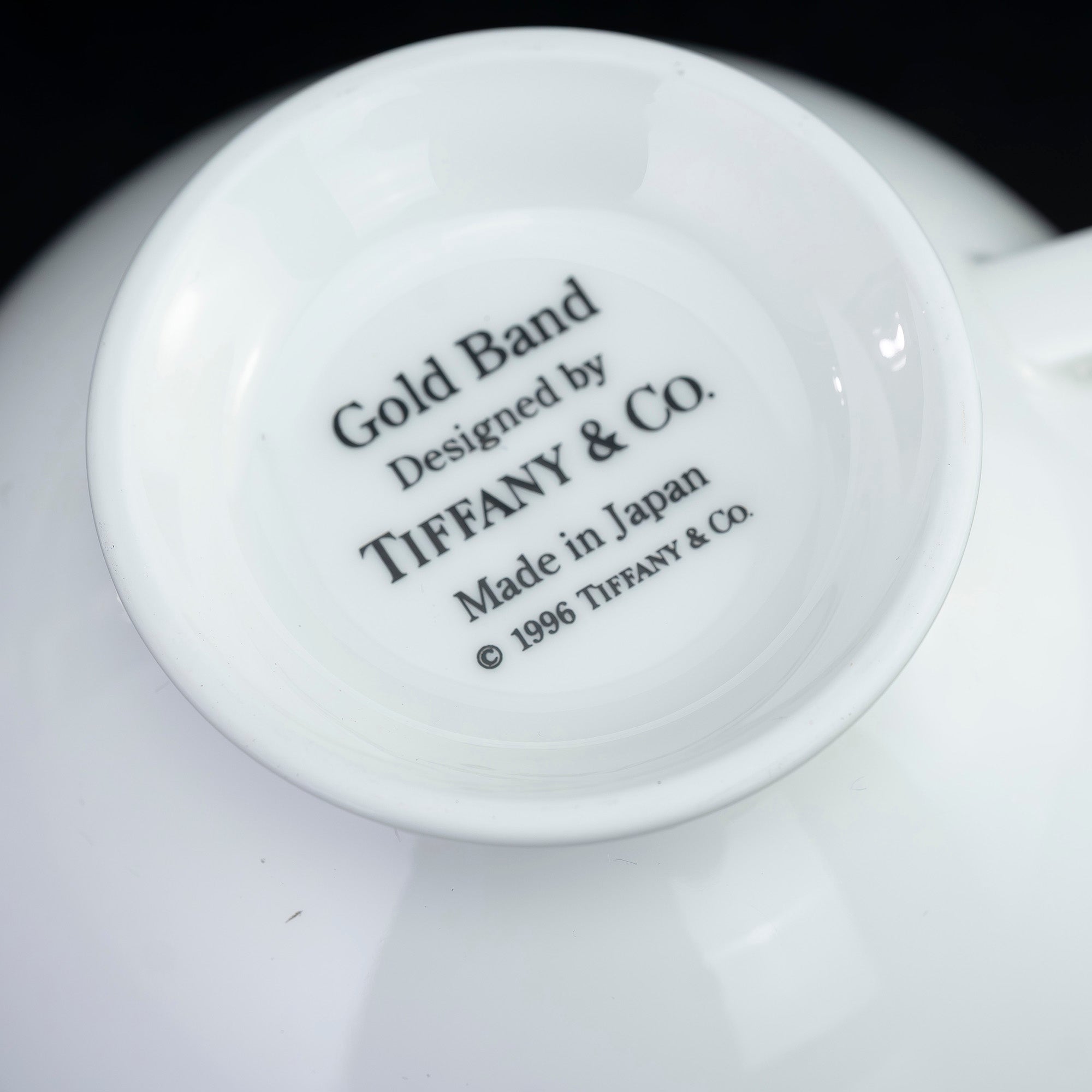 ティファニー TIFFANY&Co. ゴールドバンド カップ＆ソーサー ティーカップ セット【箱付】