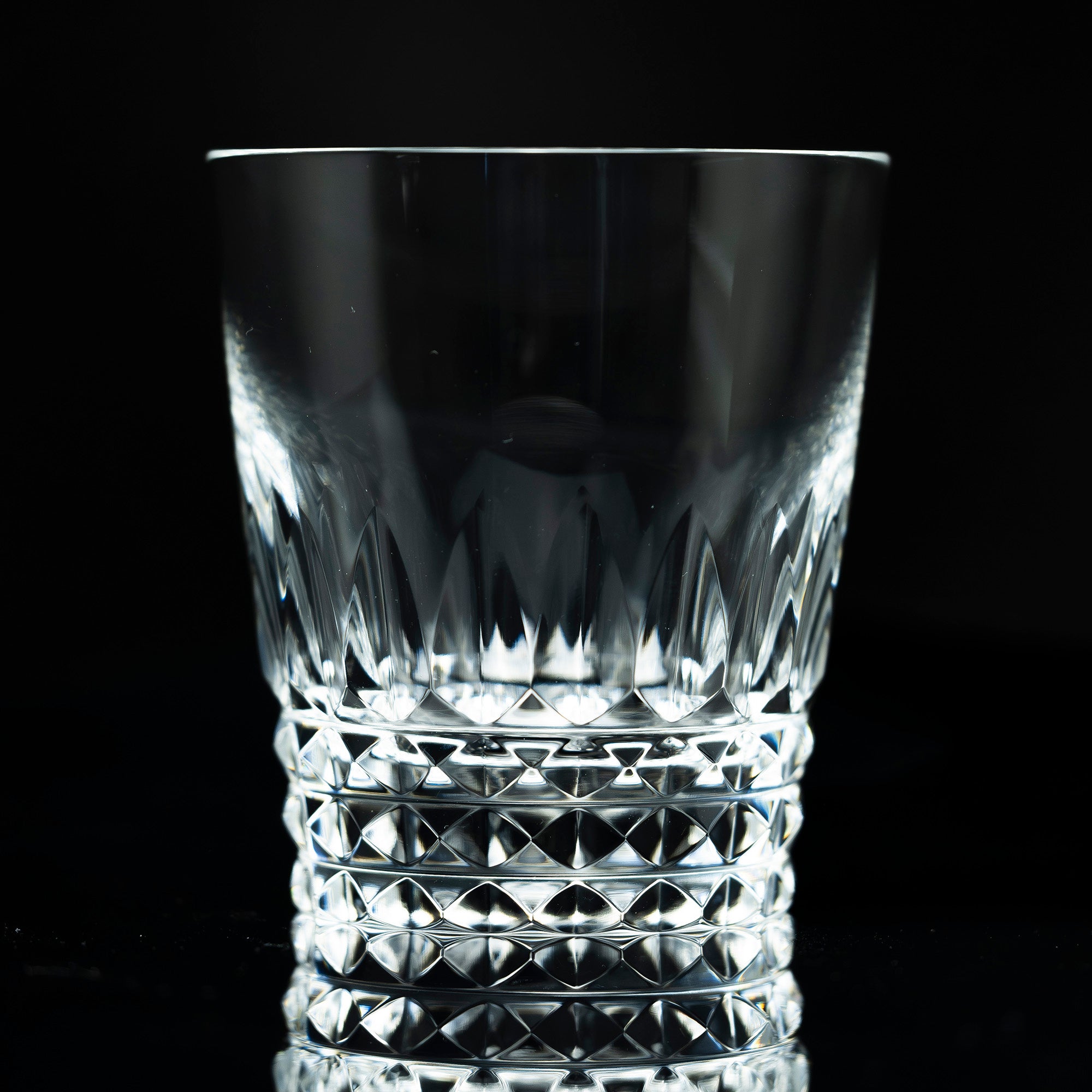 バカラ Baccarat ピカデリー オールドファッションドグラス ペア 箱・冊子付き クリスタル ロックグラス フランス製【美品】