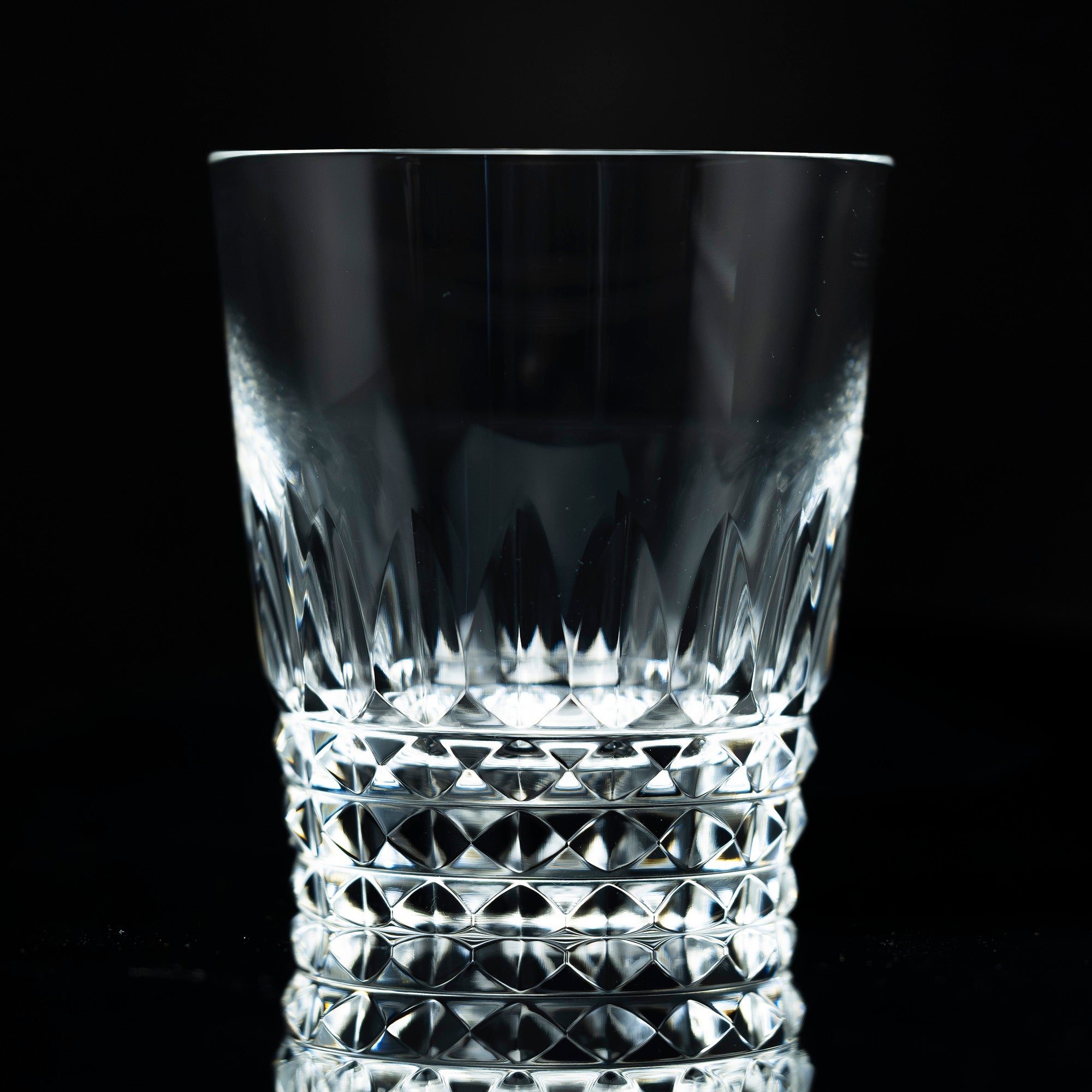 バカラ Baccarat ピカデリー オールドファッションドグラス ペア 箱・冊子付き クリスタル ロックグラス フランス製【美品】