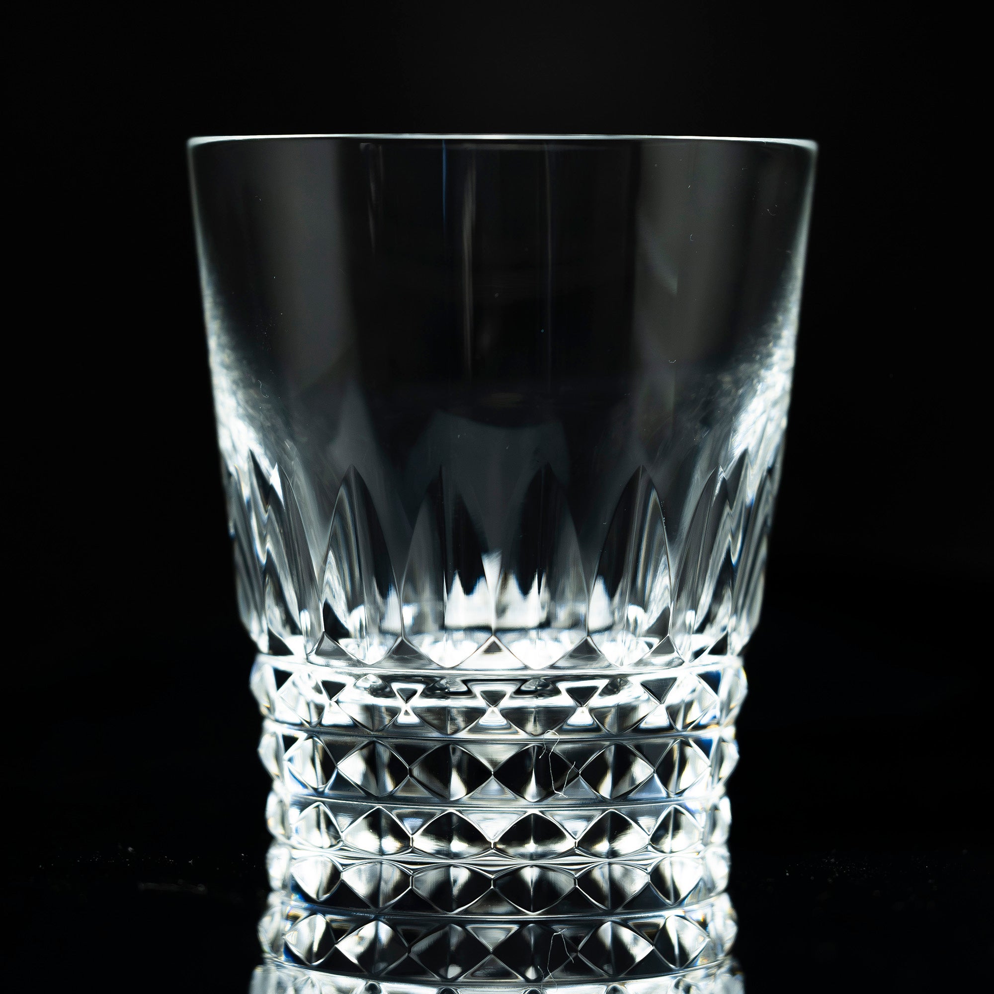 バカラ Baccarat ピカデリー オールドファッションドグラス ペア 箱・冊子付き クリスタル ロックグラス フランス製【美品】