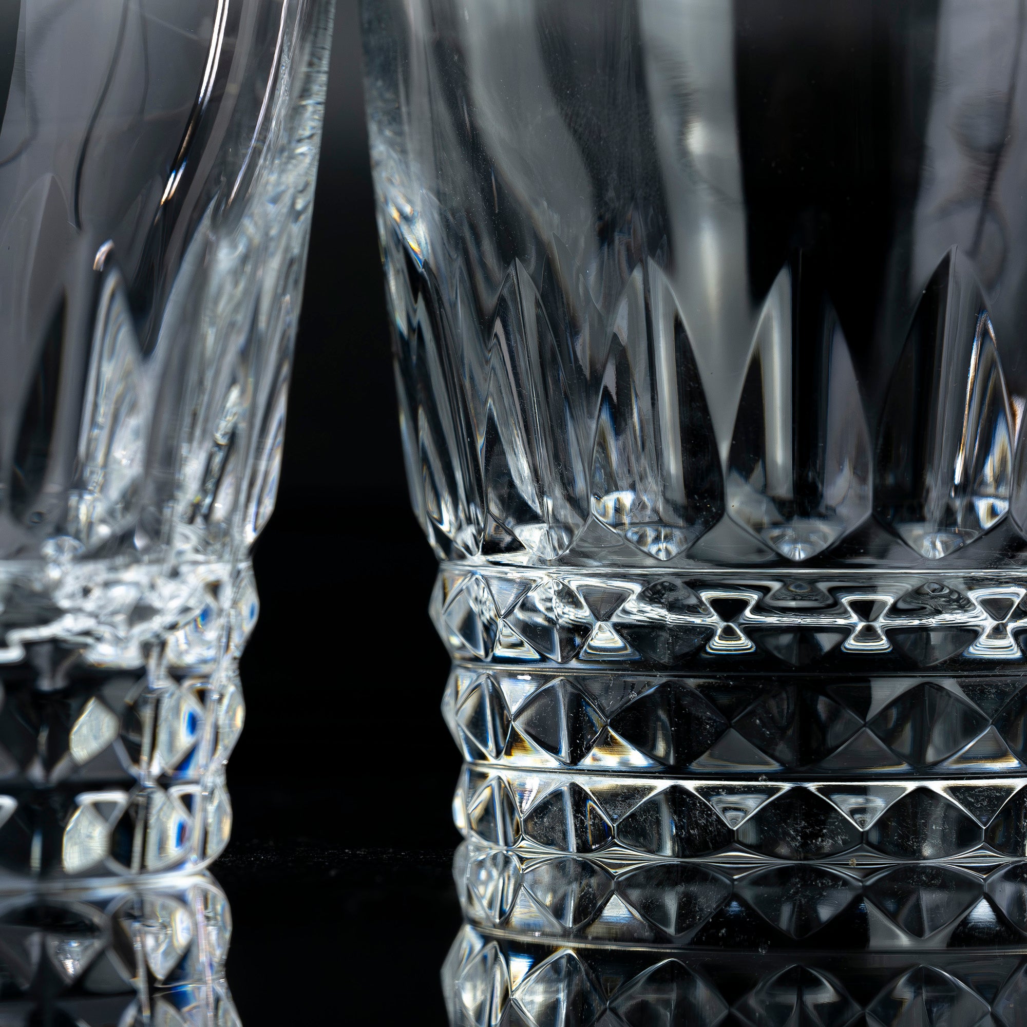 バカラ Baccarat ピカデリー オールドファッションドグラス ペア 箱・冊子付き クリスタル ロックグラス フランス製【美品】