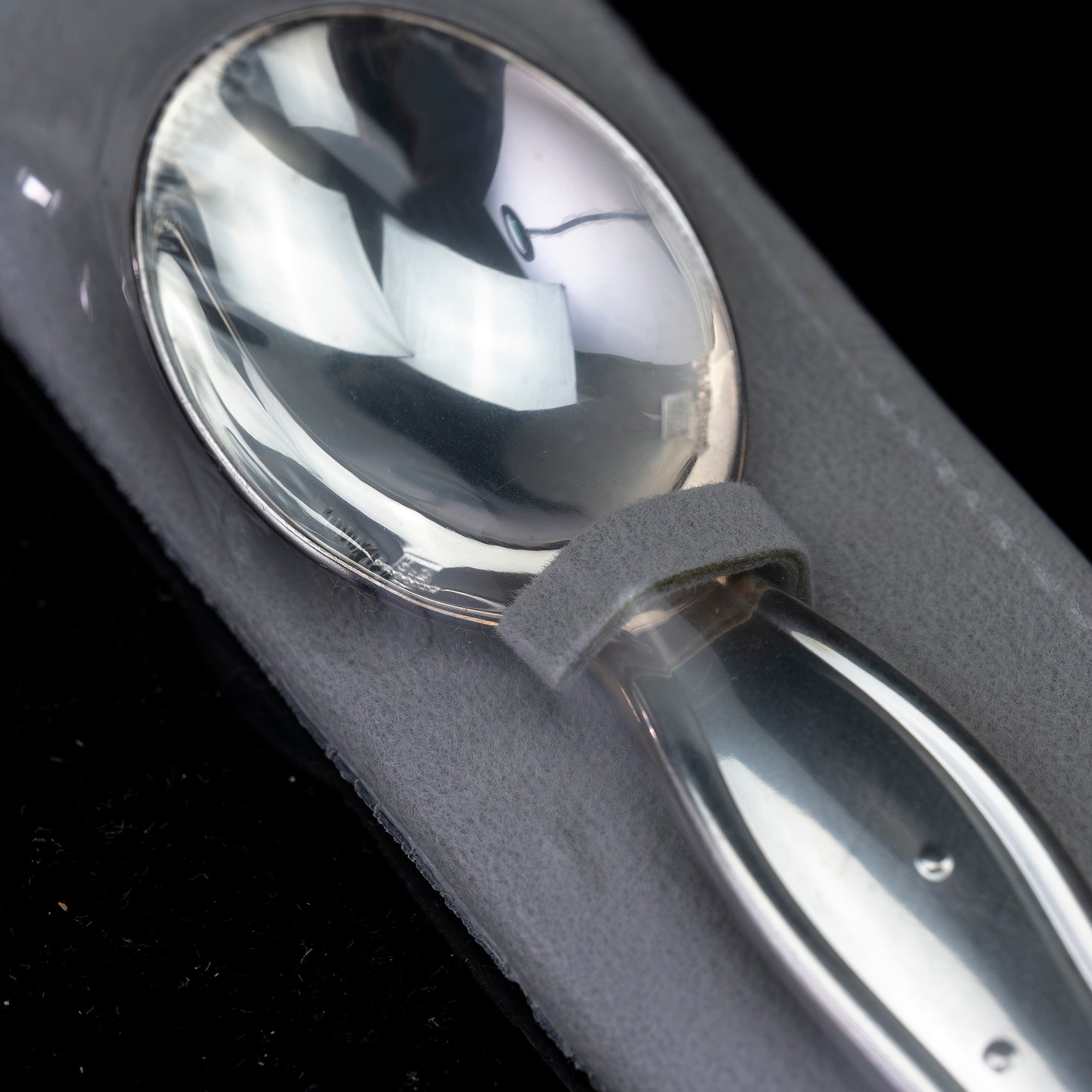 クリストフル Christofle ベビースプーン FOLLETTO フォレット 妖精モチーフ シルバーコーティング フランス製 【箱付】