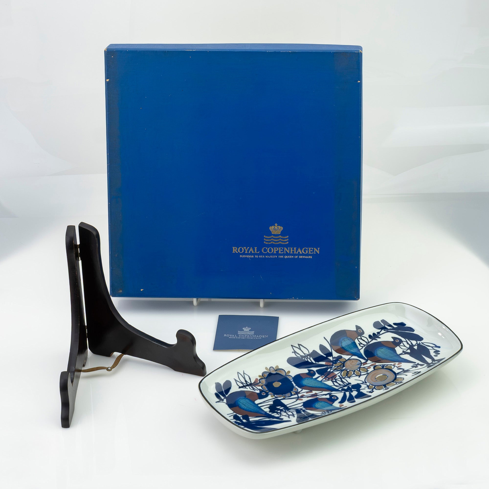 ロイヤルコペンハーゲン テネラ カリ・クリステンセン デザイン オーバルプレート 飾り皿 北欧 ヴィンテージ