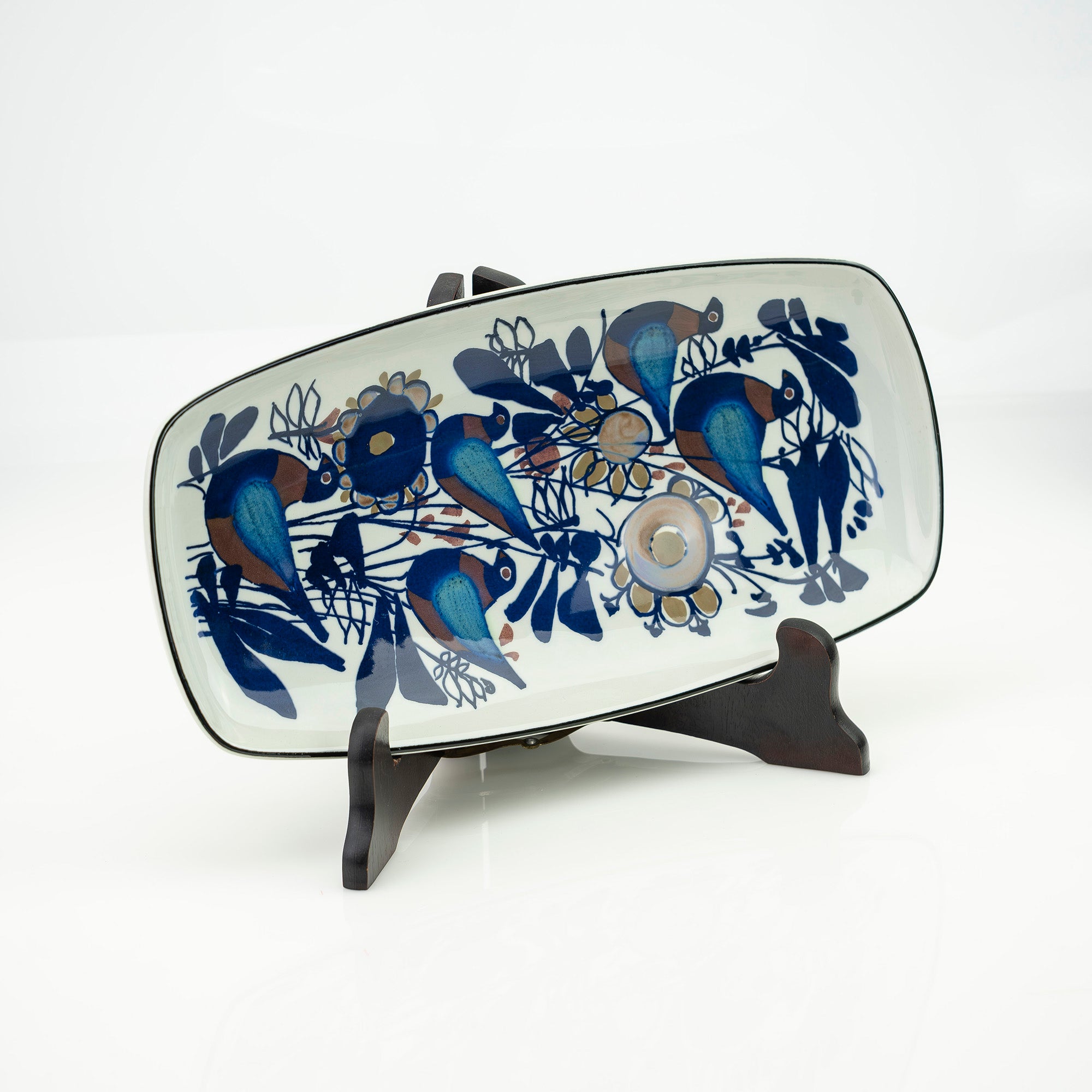 ロイヤルコペンハーゲン テネラ カリ・クリステンセン デザイン オーバルプレート 飾り皿 北欧 ヴィンテージ