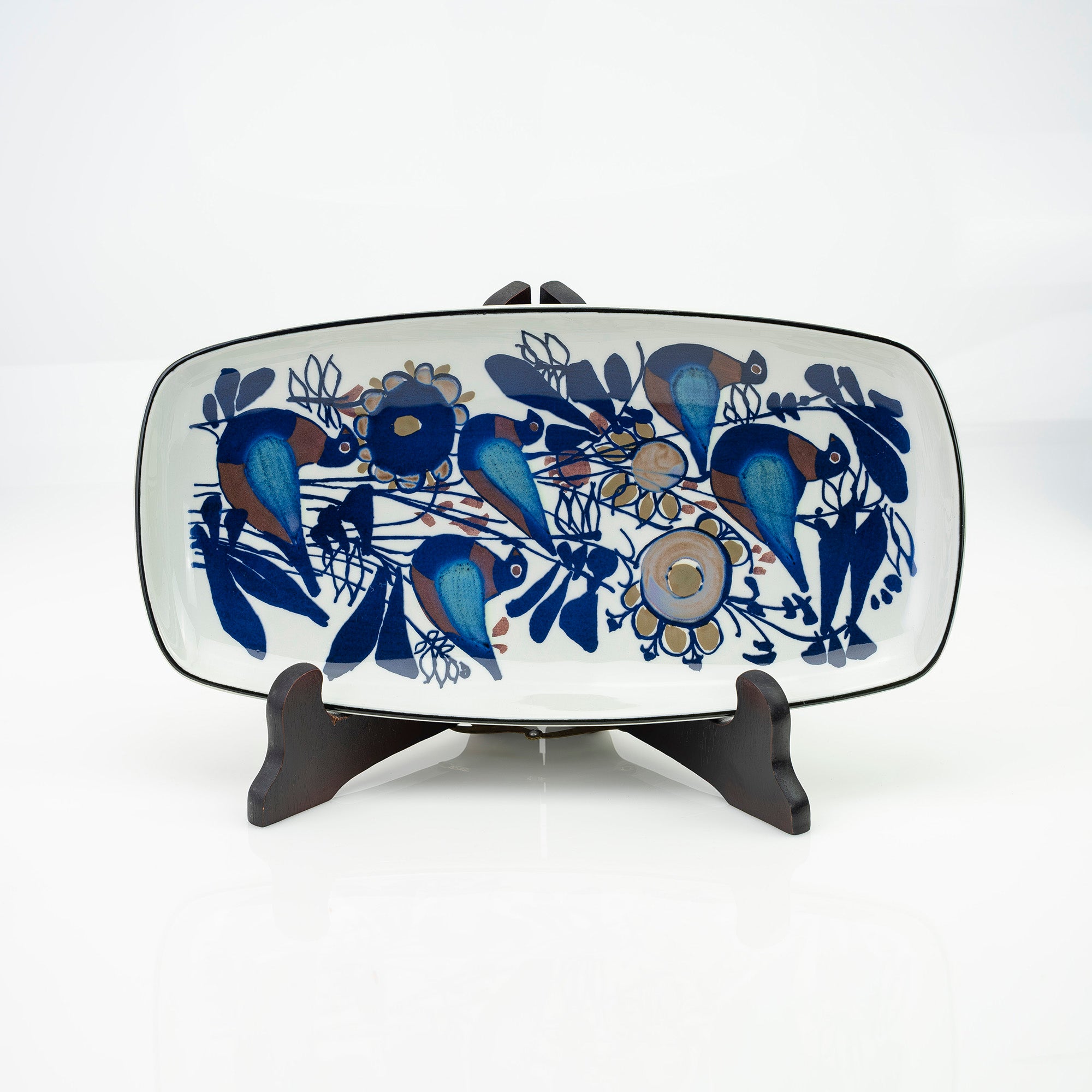 ロイヤルコペンハーゲン テネラ カリ・クリステンセン デザイン オーバルプレート 飾り皿 北欧 ヴィンテージ