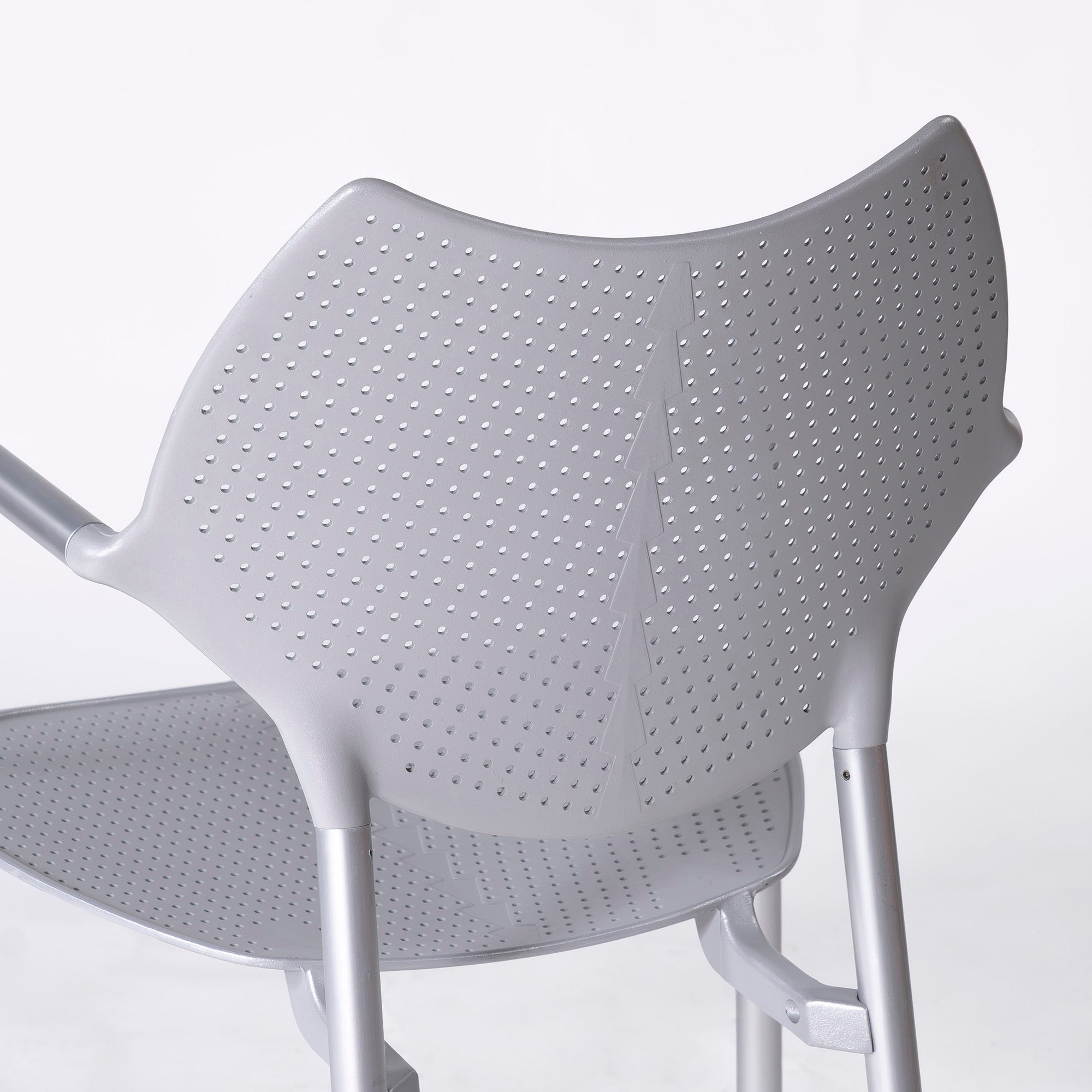 Driade Garden Chair ATLANTIDE IRTA Armchair (2) Jorge Pensi Made in Italy Dining Chair Aluminum Outdoor Use