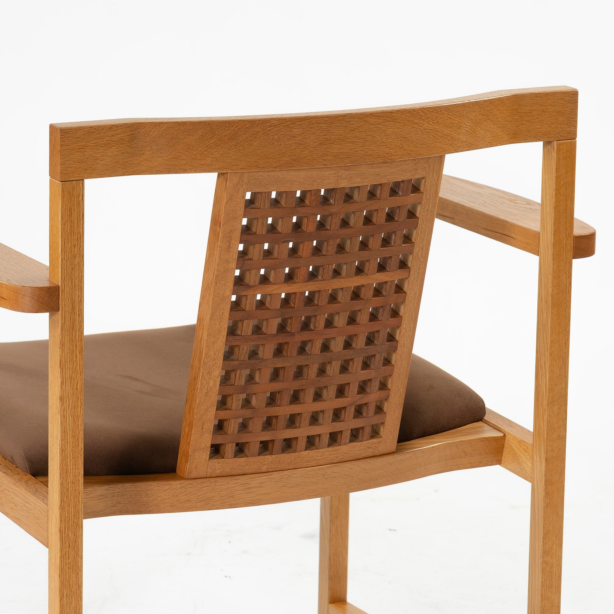 ダイニングチェア 和モダンデザイン オーク×ウォールナット アームチェア (2) 無垢材 ジャパンディ 北欧 ナチュラルモダン シンプル