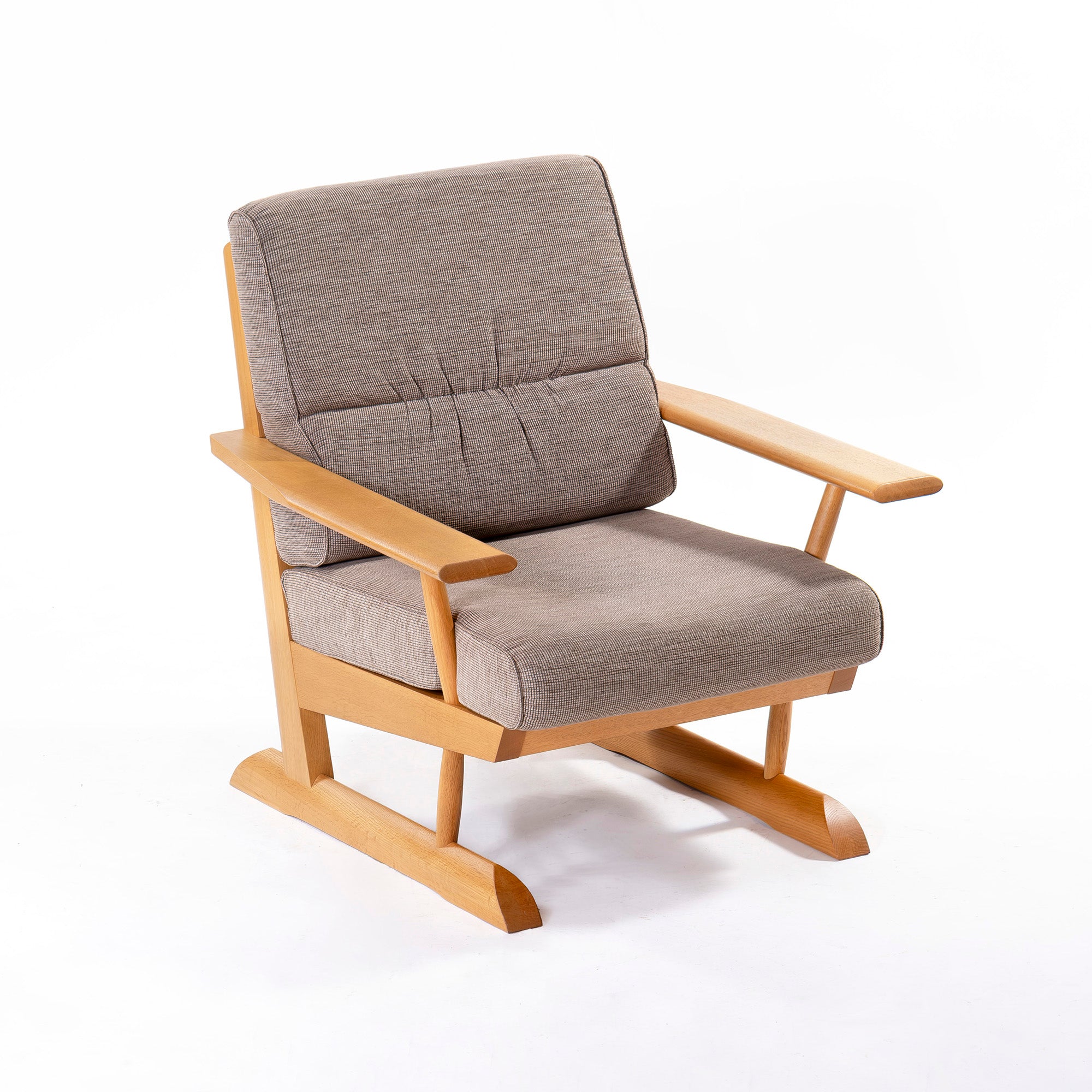 ソファ 飛騨産業 キツツキ HIDA KAYA カヤ 1Pソファ オーク無垢材 ファブリック 和モダン ナチュラル ラウンジチェア シングルソファ