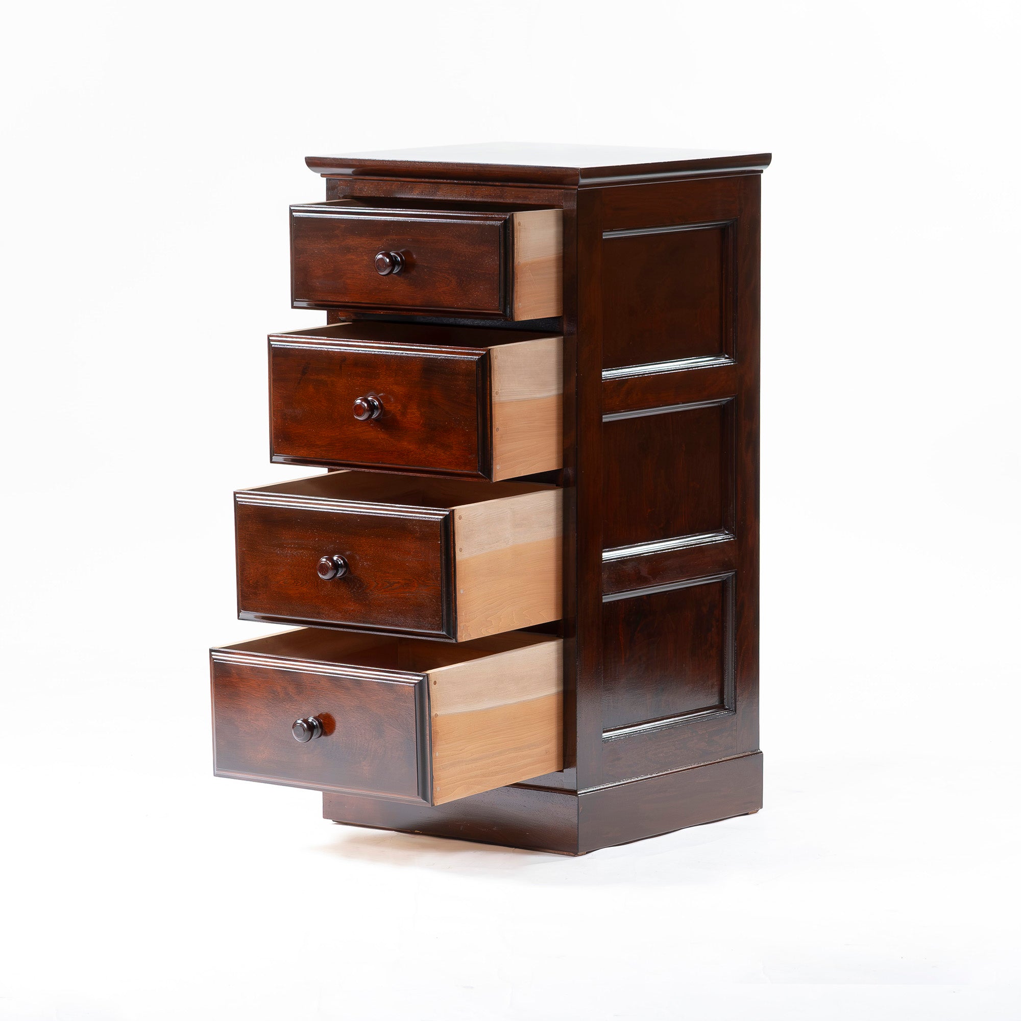 チェスト 松本民芸家具 4段スリムチェスト ミズメザクラ材 リビング収納 収納家具 整理箪笥 和モダン ジャパニーズモダン アンティーク