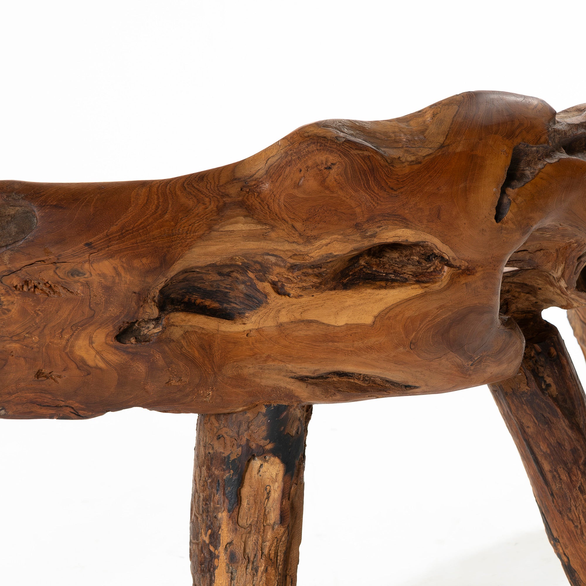 ベンチ 天然木1枚板 チーク古材 オールドチーク 無垢材 流木 オブジェ 一点物 アート 和モダン 和室 アジアン ヴィンテージ アンティーク