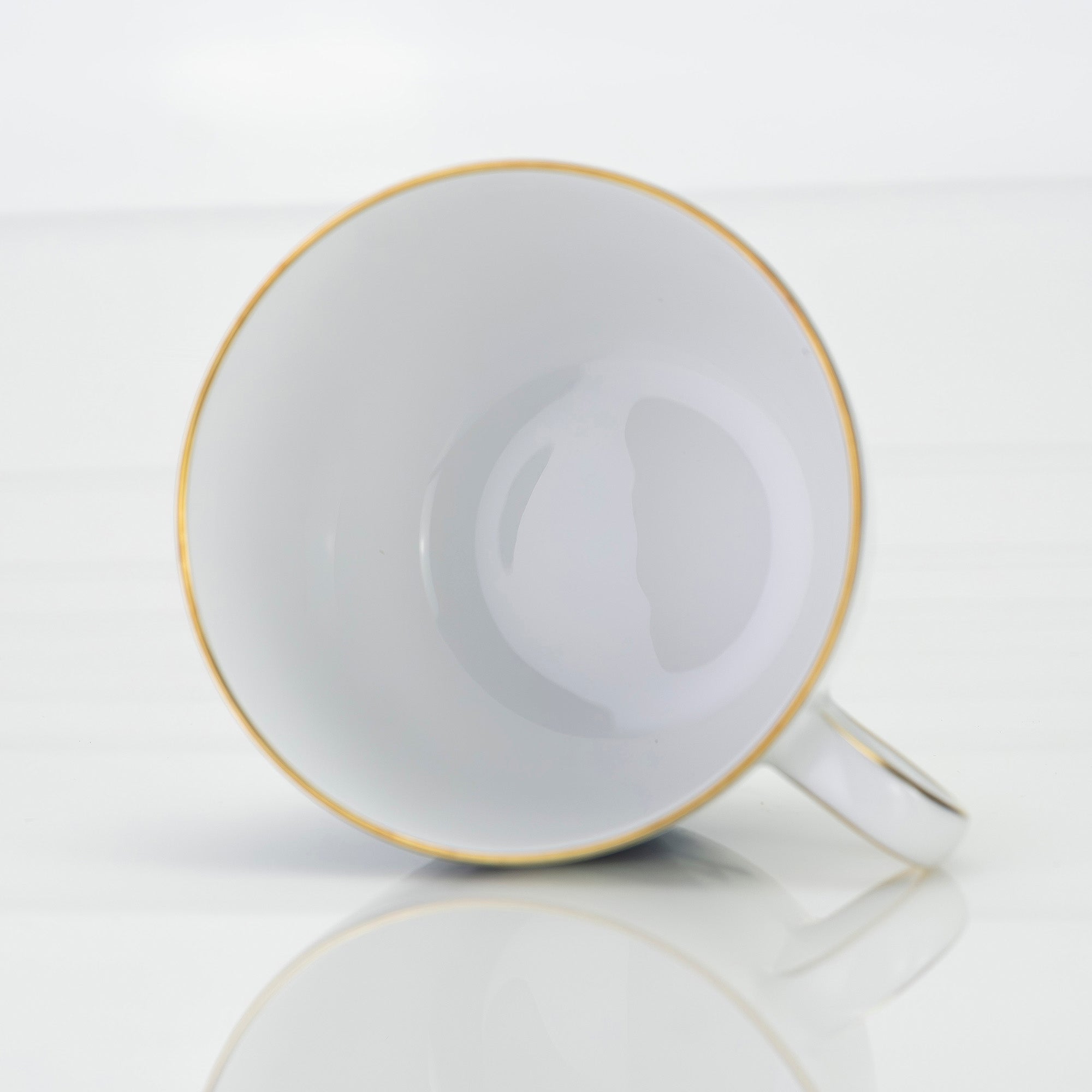 大倉陶園 ブルーローズ 8211 モーニングカップ＆ソーサー OKURA 白磁 青薔薇 コーヒーカップ 日本製 洋食器【箱付】(1)