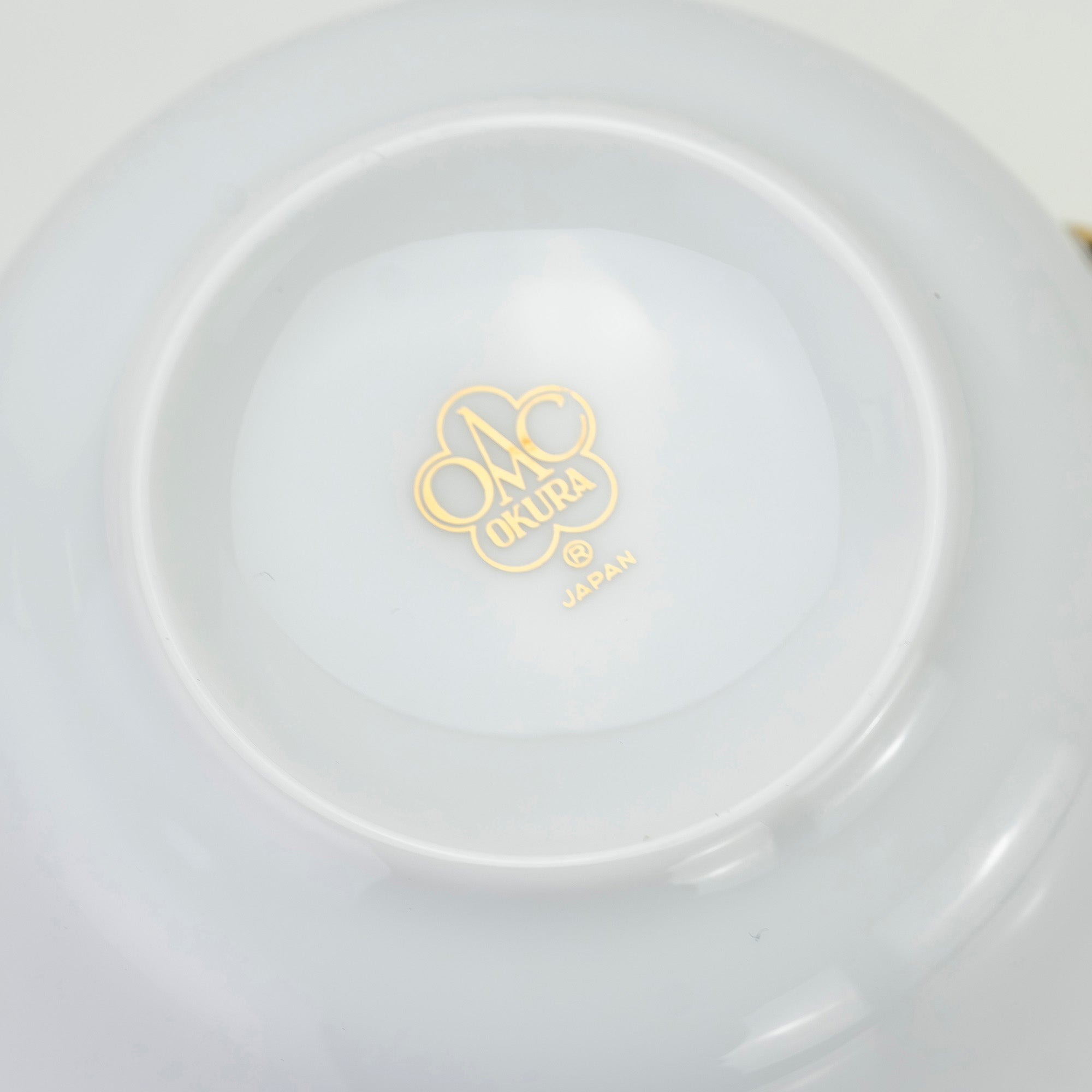 大倉陶園 ブルーローズ 8211 モーニングカップ＆ソーサー OKURA 白磁 青薔薇 コーヒーカップ 日本製 洋食器【箱付】(2)