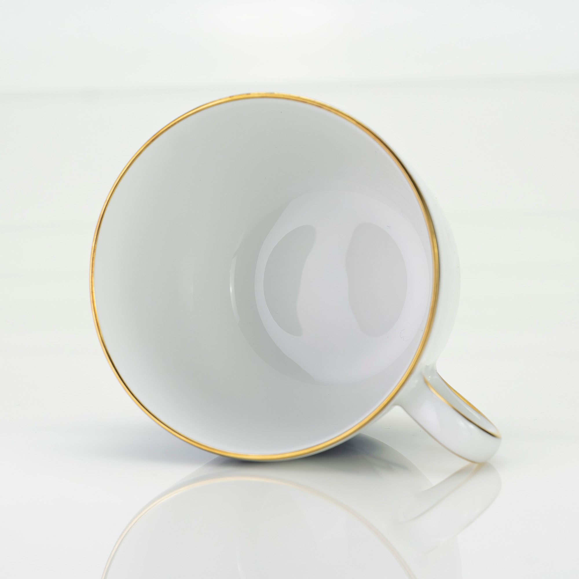 大倉陶園 ブルーローズ 8211 モーニングカップ＆ソーサー OKURA 白磁 青薔薇 コーヒーカップ 日本製 洋食器【箱付】(2)