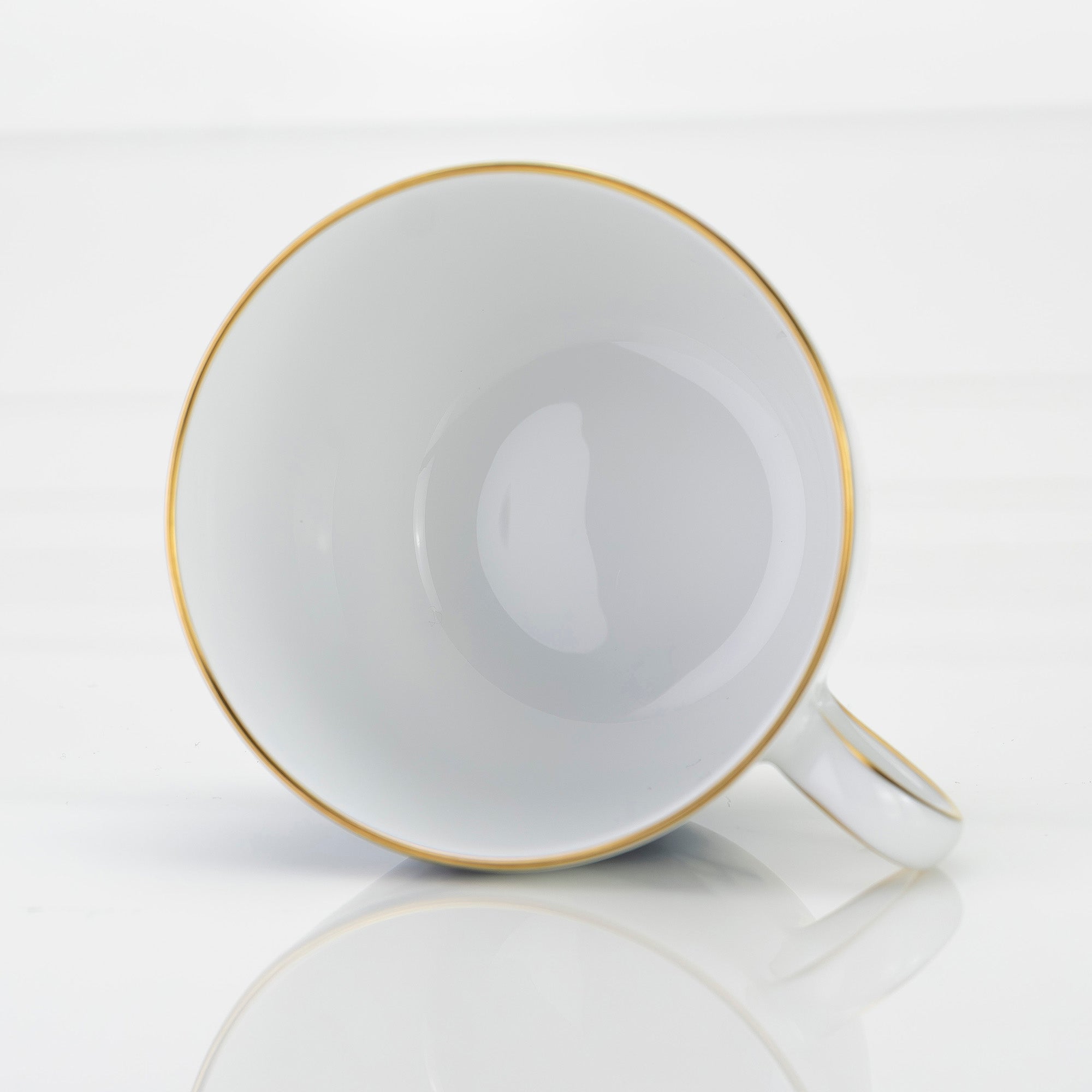 大倉陶園 ブルーローズ 8211 モーニングカップ＆ソーサー OKURA 白磁 青薔薇 コーヒーカップ 日本製 洋食器【箱付】(3)