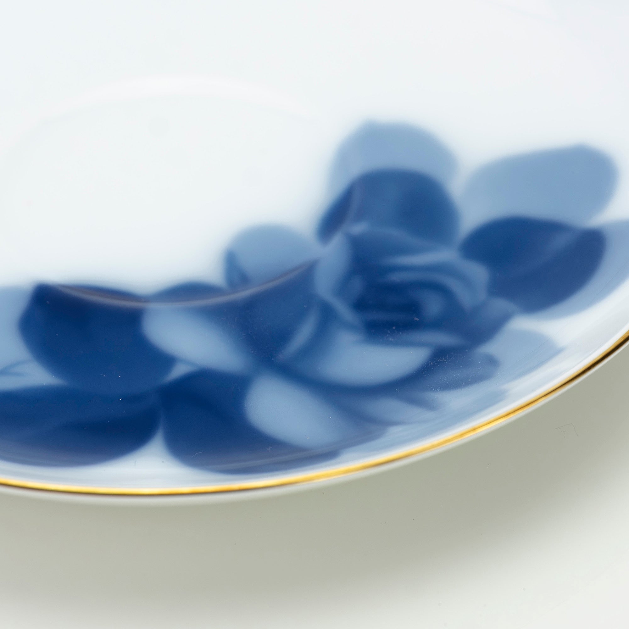 大倉陶園 ブルーローズ 8211 モーニングカップ＆ソーサー OKURA 白磁 青薔薇 コーヒーカップ 日本製 洋食器【箱付】(4)