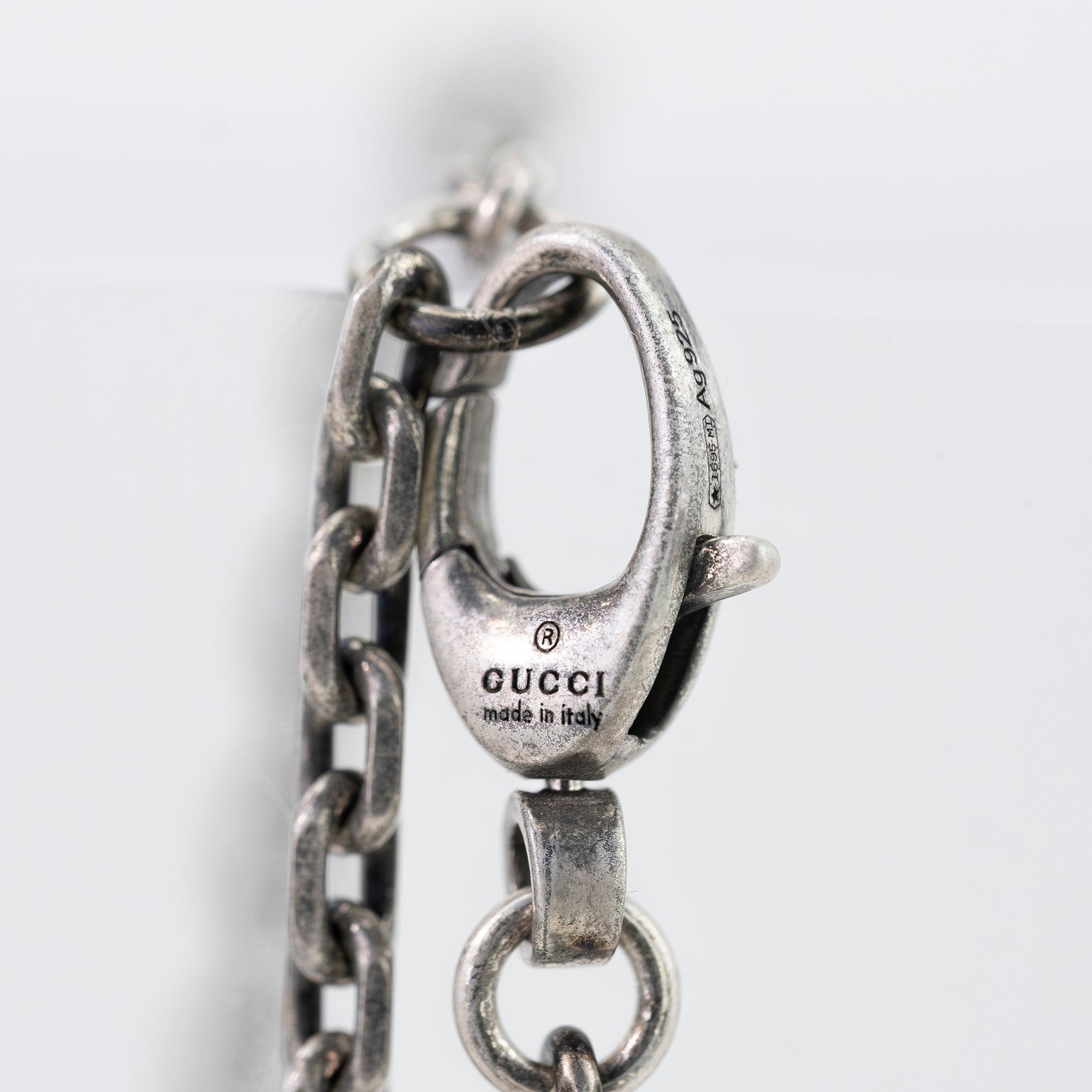 グッチ GUCCI インターロッキングG ダブルG ネックレス シルバー925【箱・保存袋付】