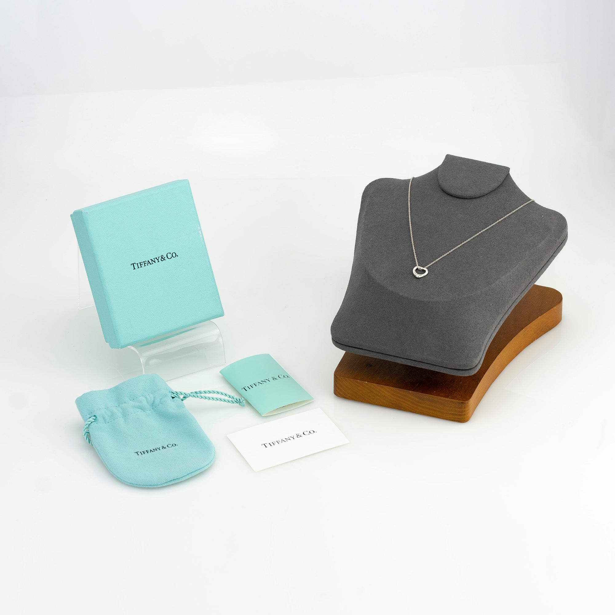 ティファニー TIFFANY＆Co. エルサ・ペレッティ  オープンハート ネックレス  シルバー925  【箱・保存袋付】