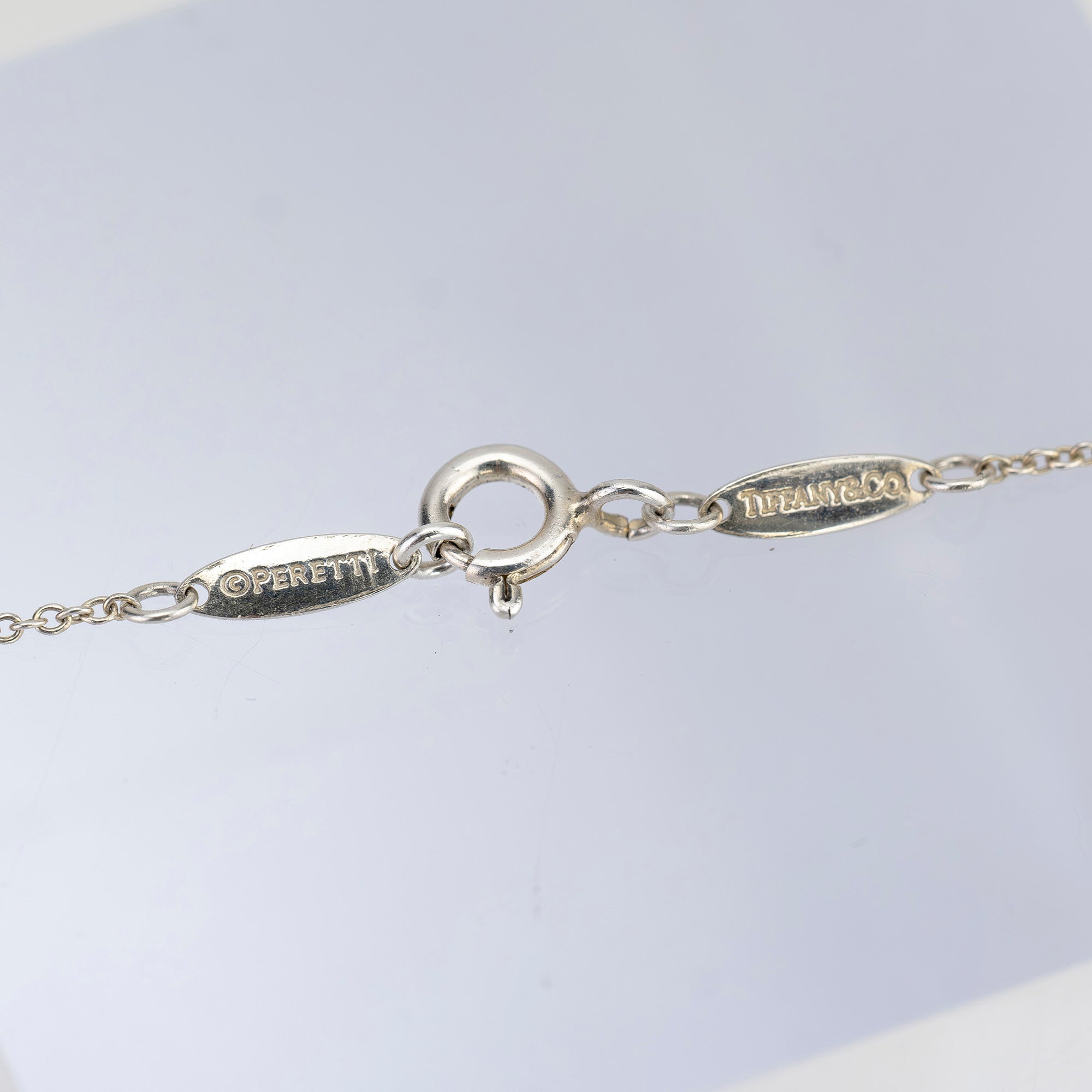 ティファニー TIFFANY＆Co. エルサ・ペレッティ  オープンハート ネックレス  シルバー925  【箱・保存袋付】