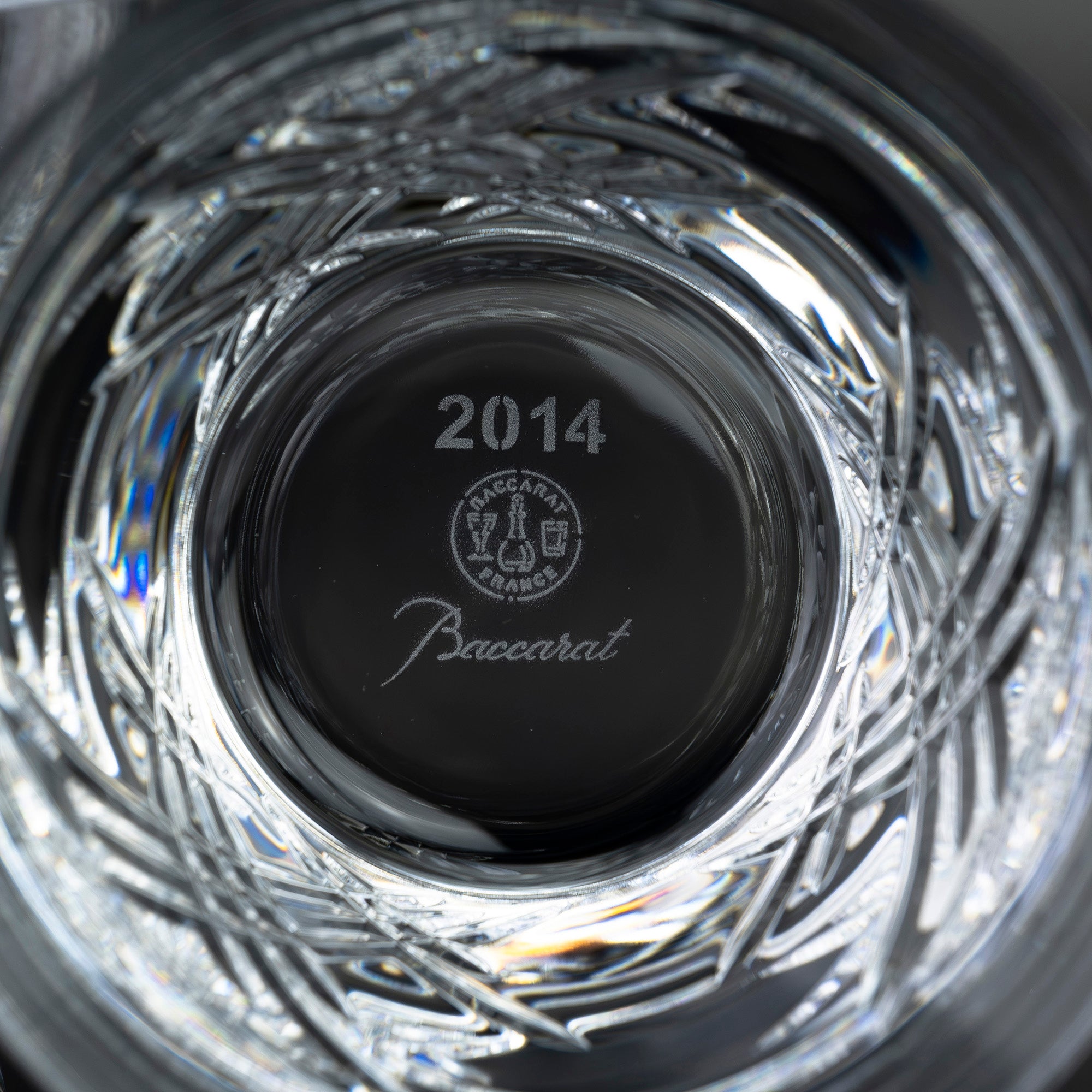 バカラ Baccarat 2014年 イヤータンブラー ステラ Stella ペア ロックグラス クリスタルグラス 美品【箱付】