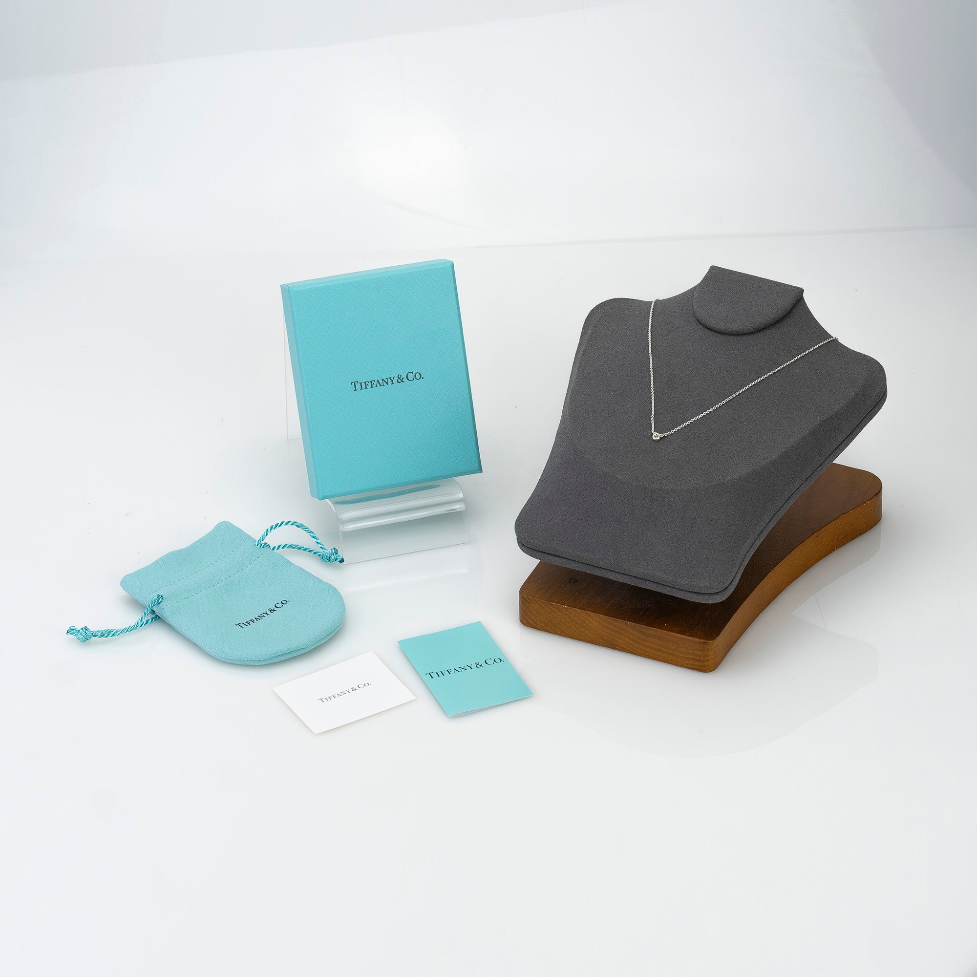 ティファニー バイザヤード ネックレス ダイヤモンド シルバー925 エルサ・ペレッティ 【箱・保存袋付】（1）