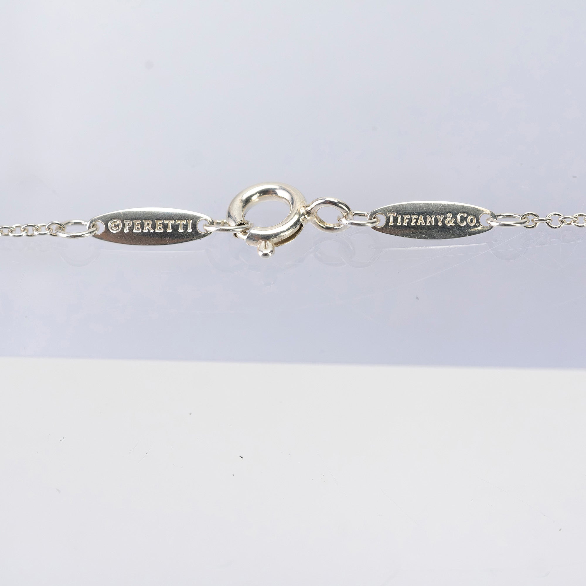 ティファニー バイザヤード ネックレス ダイヤモンド シルバー925 エルサ・ペレッティ 【箱・保存袋付】（1）