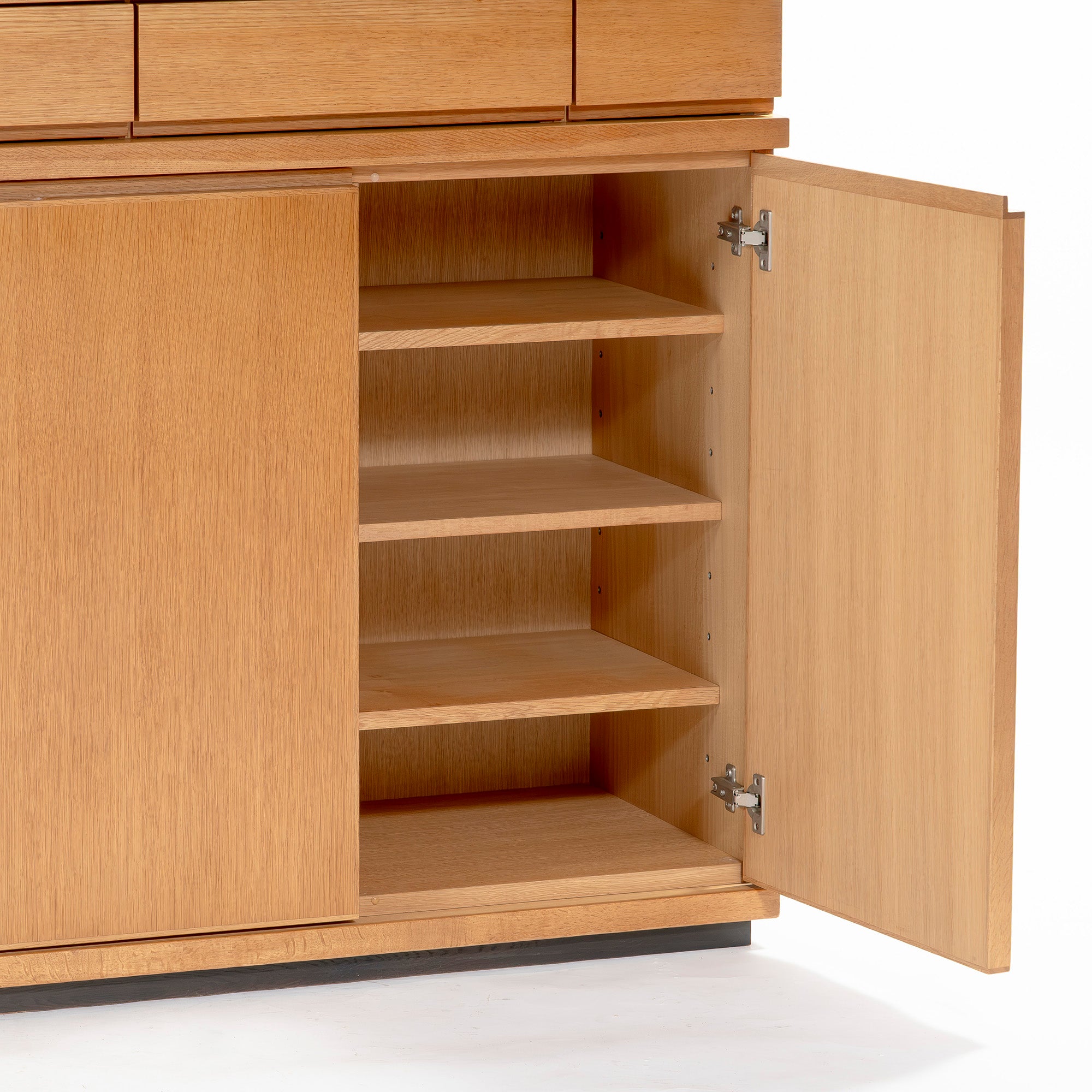 Kashiwa Woodwork KASHIWA China Cabinet, Kitchen Board, 170cm Wide, Oak Wood, Lattice Glass, Hida Japanese Furniture, Large Capacity, Japanese Modern, Natural Modern, Nordic, Living Room Storage