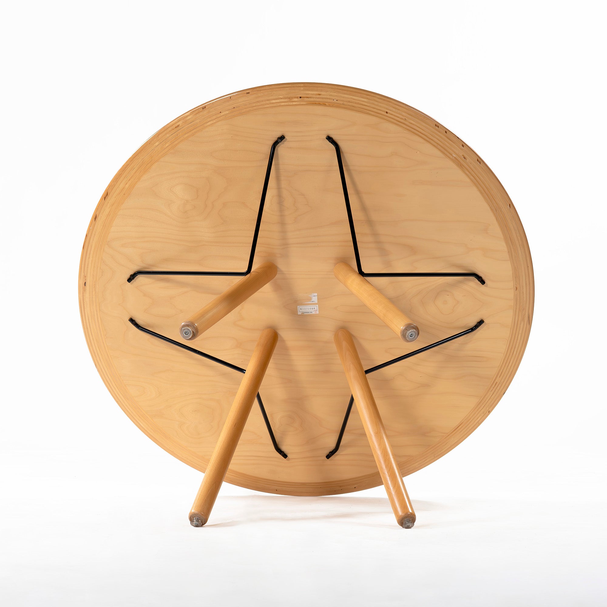 ダイニングテーブル EUREKA ラウンドテーブル 直径110cm ビーチ材 北欧 ナチュラル カジュアル  モダン カフェ風 円形テーブル 丸テーブル