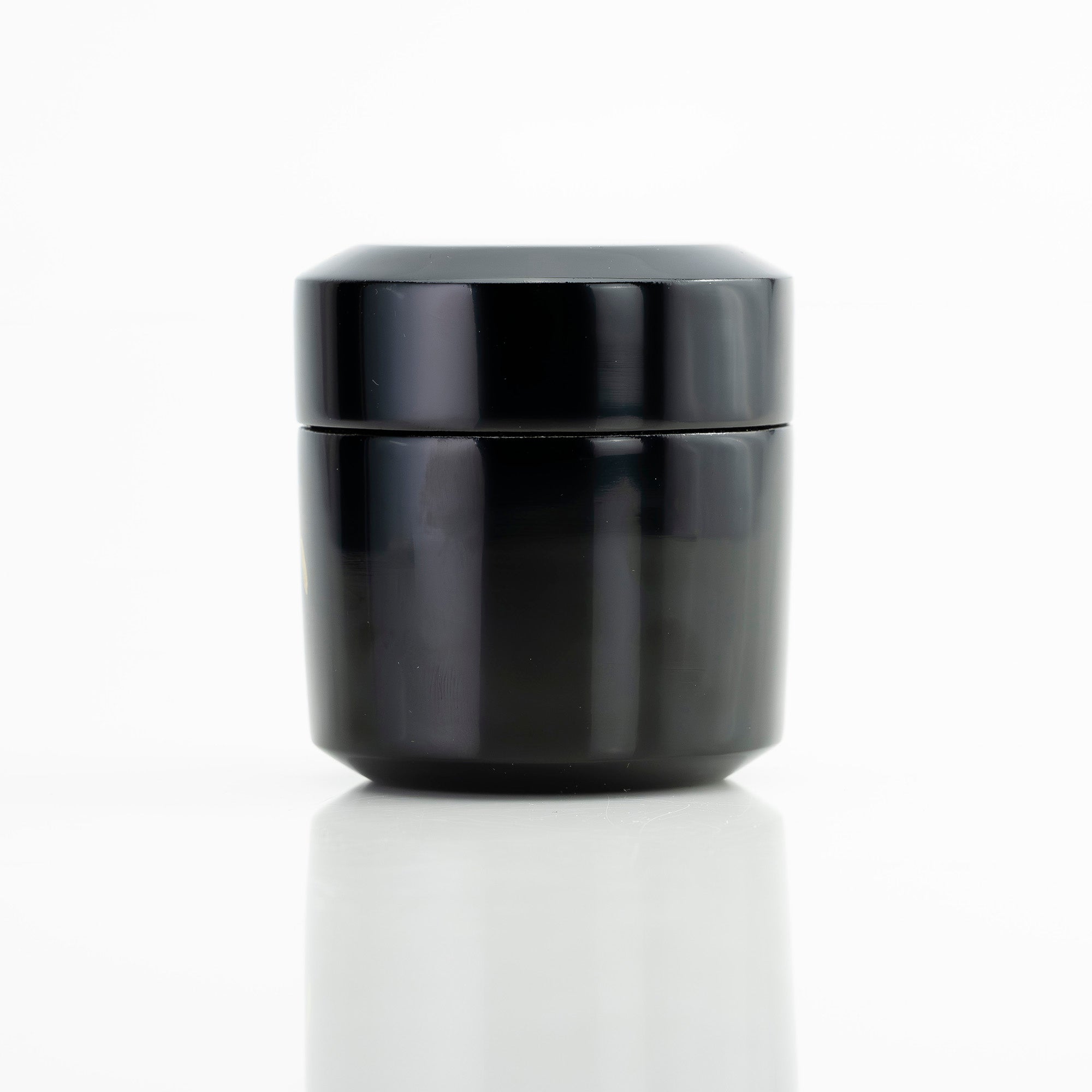 斎藤宗甫作 棗 木賊蒔絵 黒漆 共箱 茶道具 作家物 蒔絵 漆芸 抹茶器 わび意匠 茶器 美品