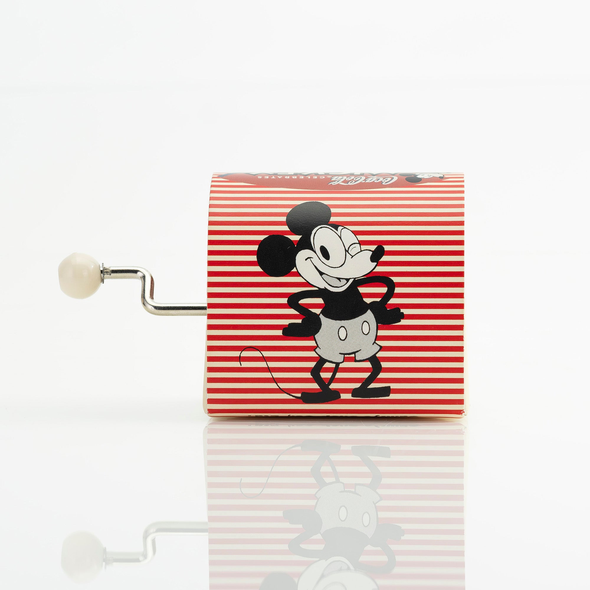 コカ・コーラ × ディズニー ミッキー75周年 手回しオルゴール It’s a Small World Sankyo製 箱付 2003年記念 コラボ限定【箱付】