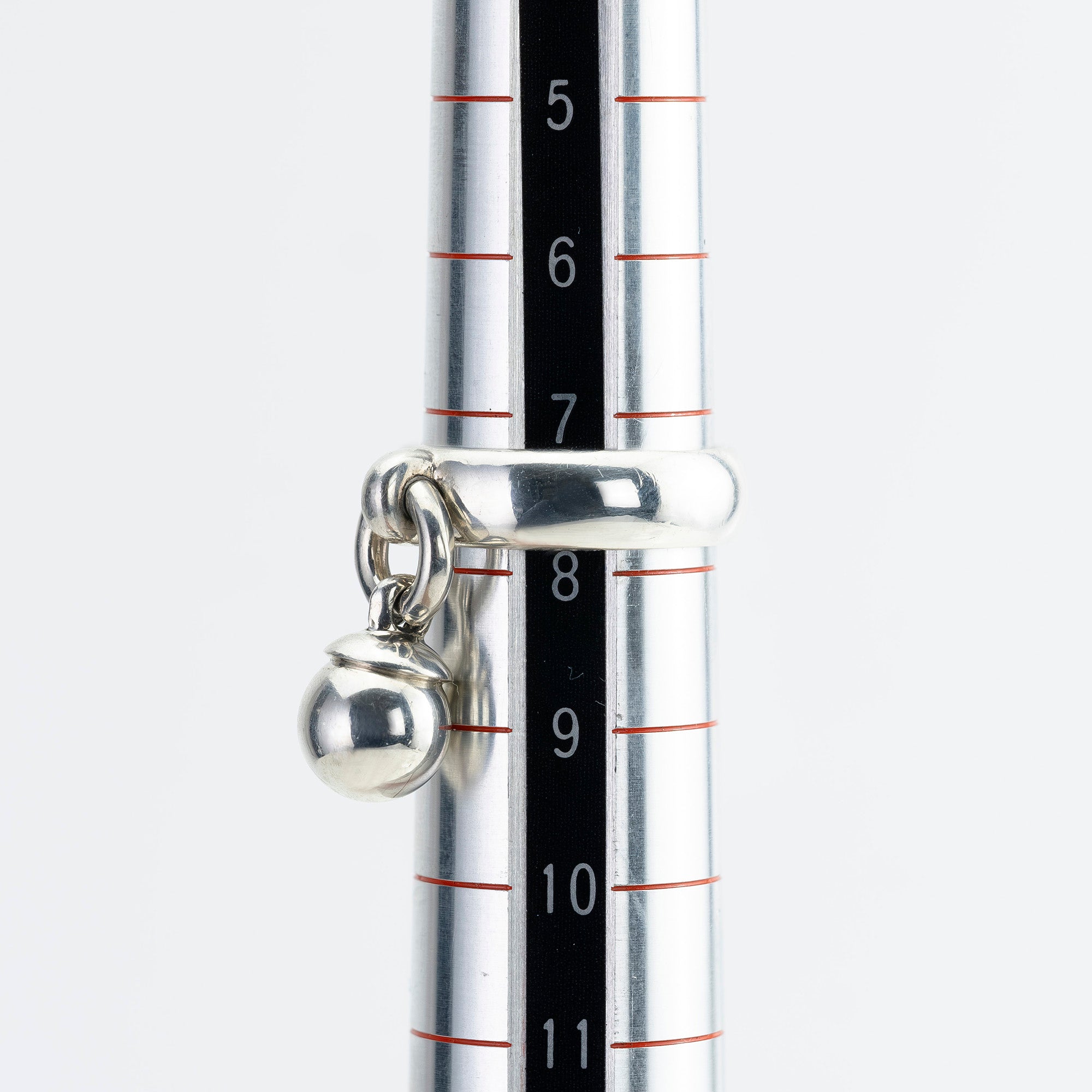 ティファニー Tiffany & Co. ボール ダングル リング シルバー 925  約8号 レディース 指輪 ヴィンテージ