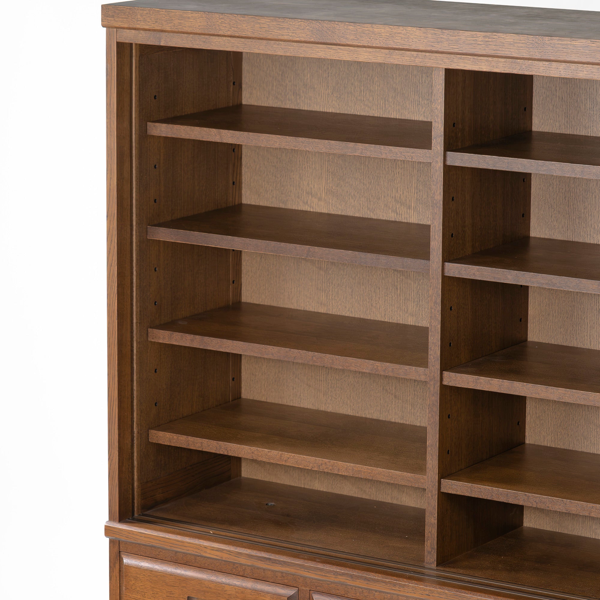 食器棚 旭川家具 クリエイトファニチャー CREATE FURNITURE 旭 水屋箪笥 ナラ材 オーク材 幅120 キッチンボード ダイニングボード 和モダン
