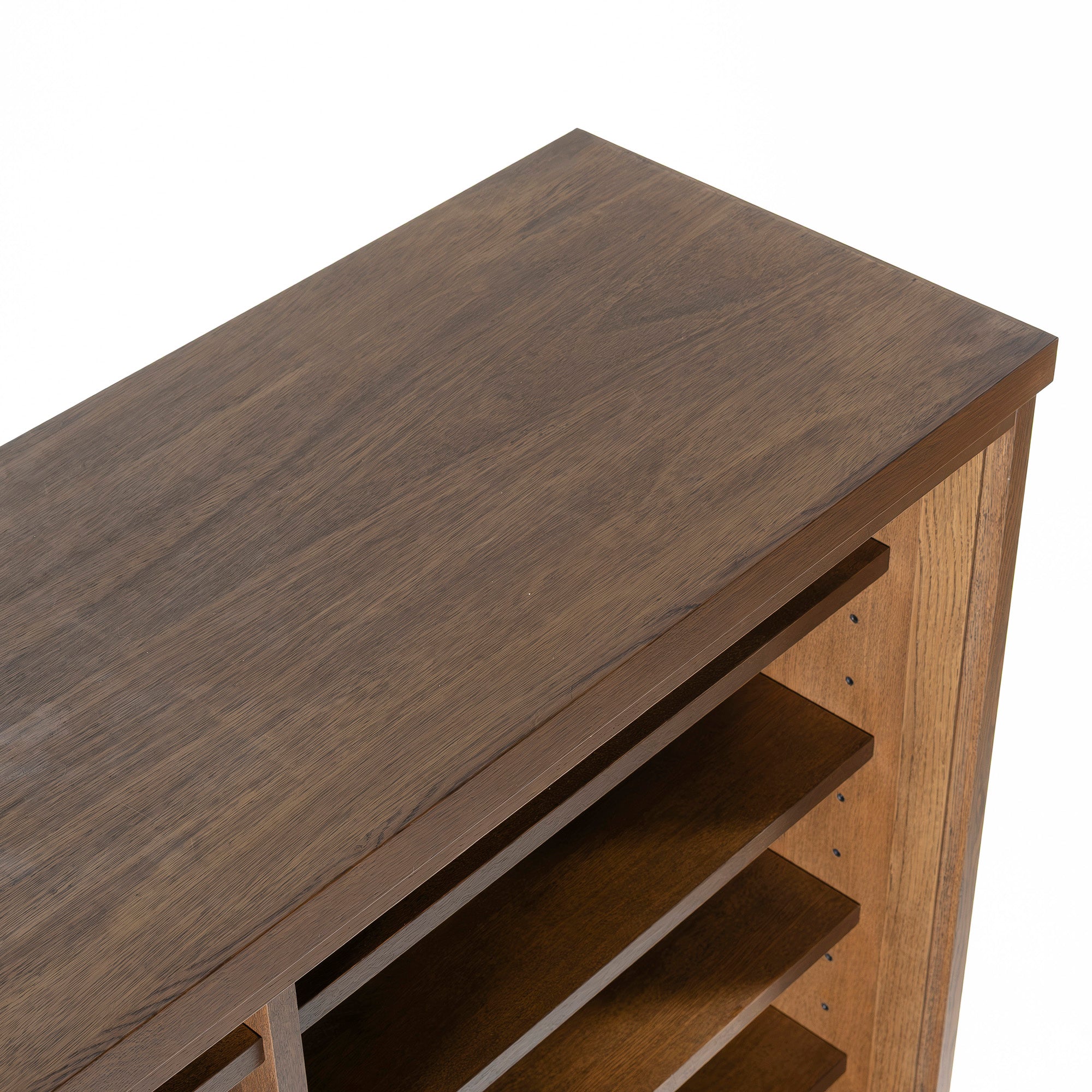 食器棚 旭川家具 クリエイトファニチャー CREATE FURNITURE 旭 水屋箪笥 ナラ材 オーク材 幅120 キッチンボード ダイニングボード 和モダン