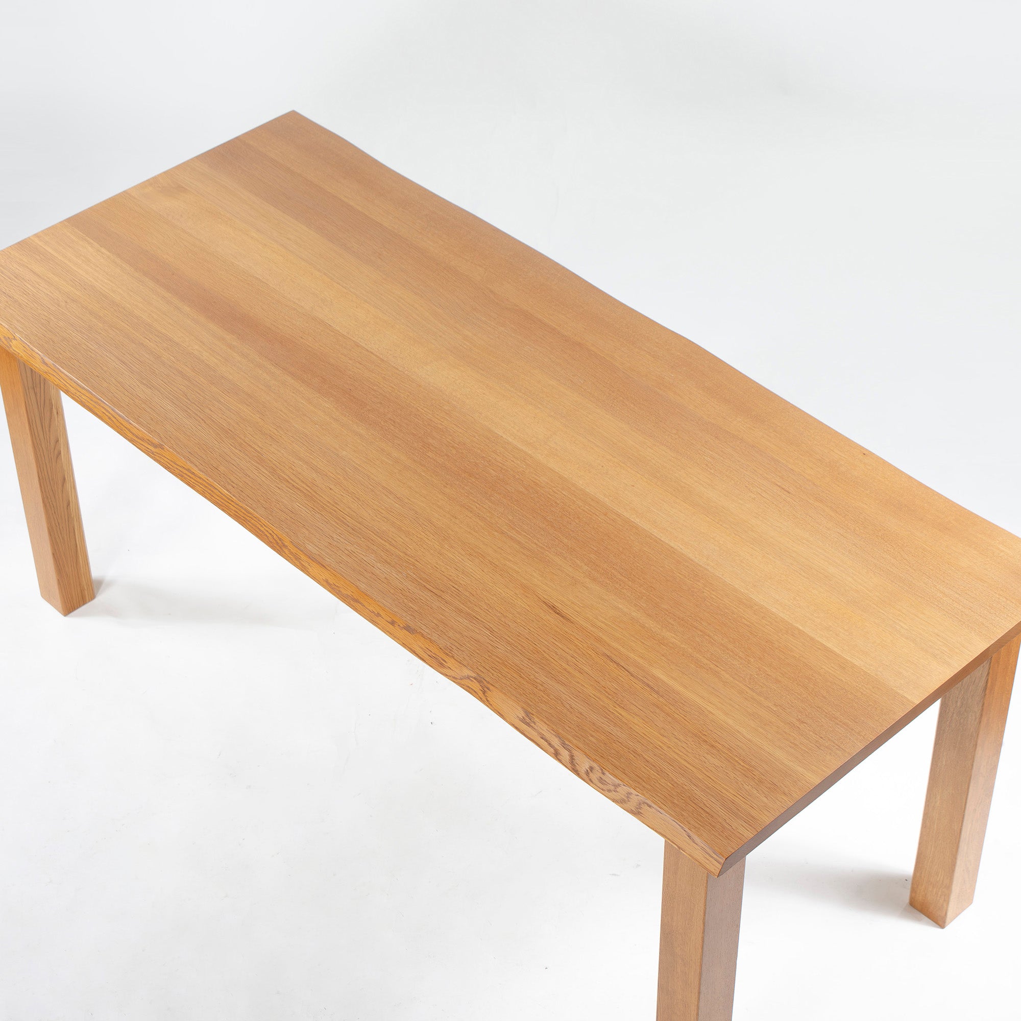 ダイニングテーブル 柏木工 KASHIWA オーク無垢材 耳付き 一枚板風 食卓テーブル ナラ材 ナチュラルモダン 和モダン 北欧 飛騨家具 国産