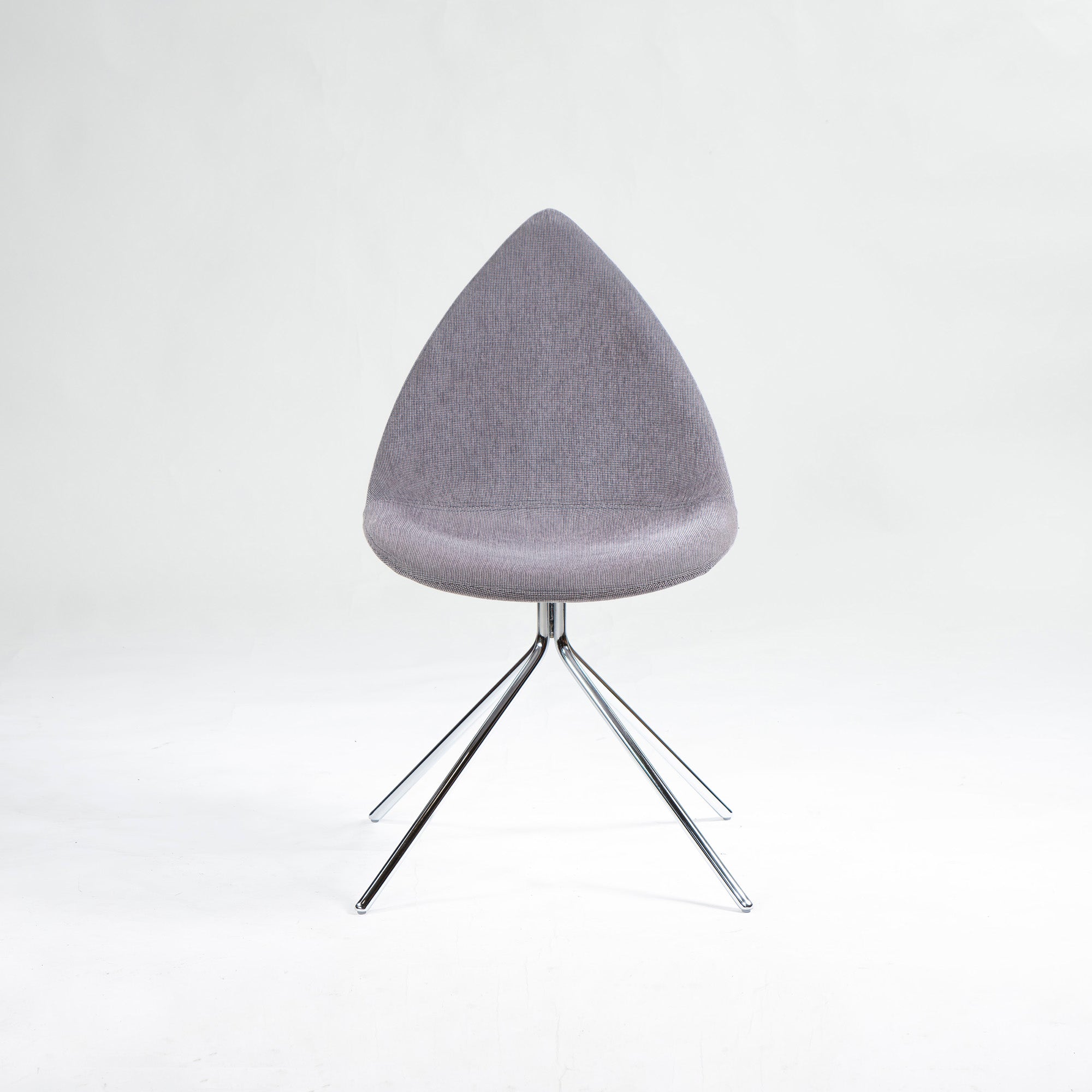 ダイニングチェア ボーコンセプト BoConcept Ottawa ファブリック グレー系 有機的フォルム デザイナーズ 北欧モダン ミッドセンチュリー