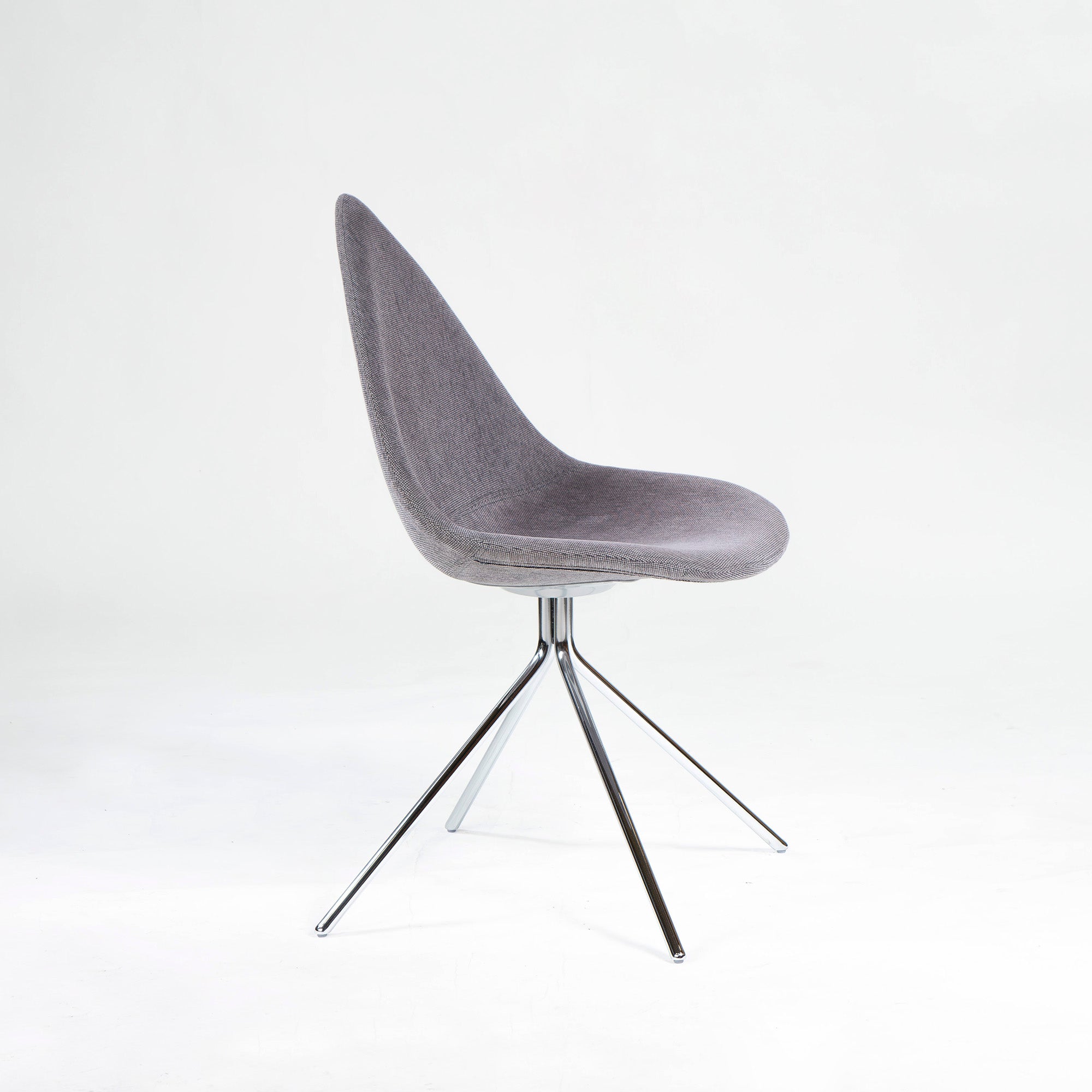 ダイニングチェア ボーコンセプト BoConcept Ottawa ファブリック グレー系 有機的フォルム デザイナーズ 北欧モダン ミッドセンチュリー