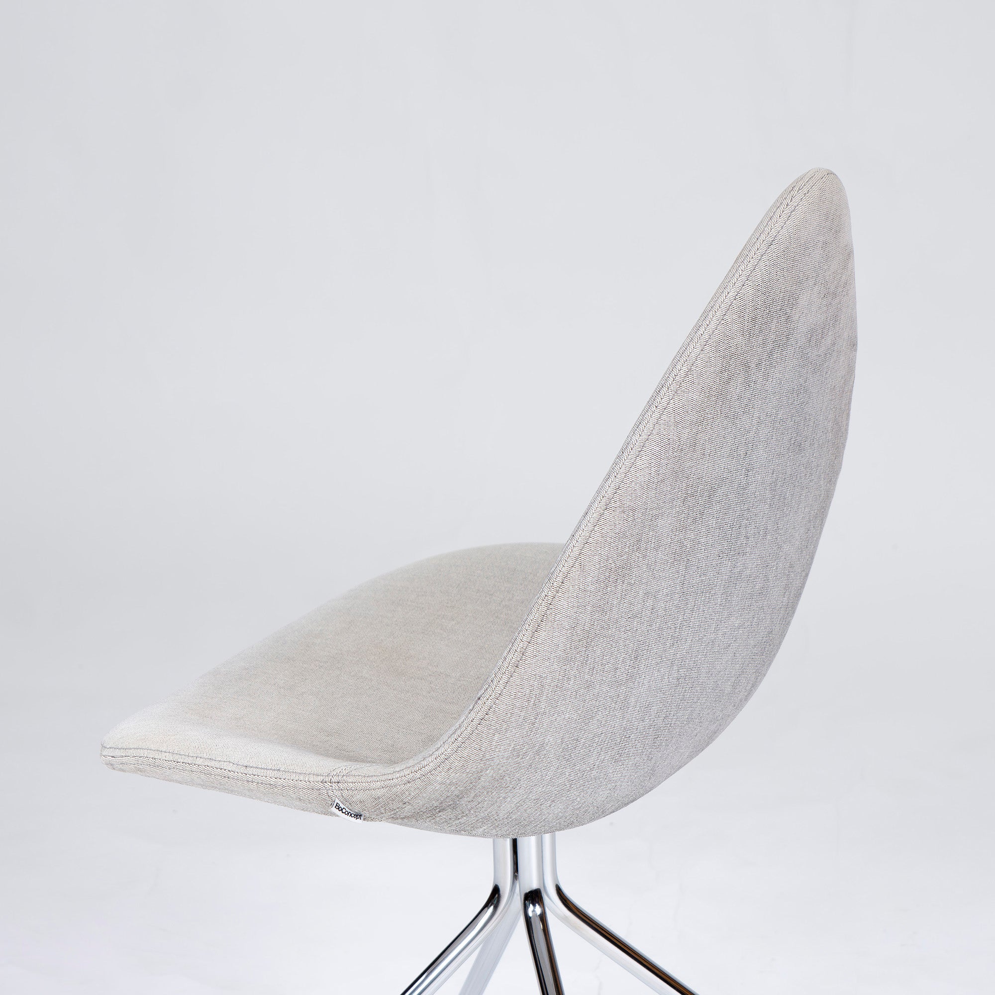 ダイニングチェア ボーコンセプト BoConcept Ottawa ファブリック ライトグレー デザイナーズ 北欧モダン ミッドセンチュリー ミニマル