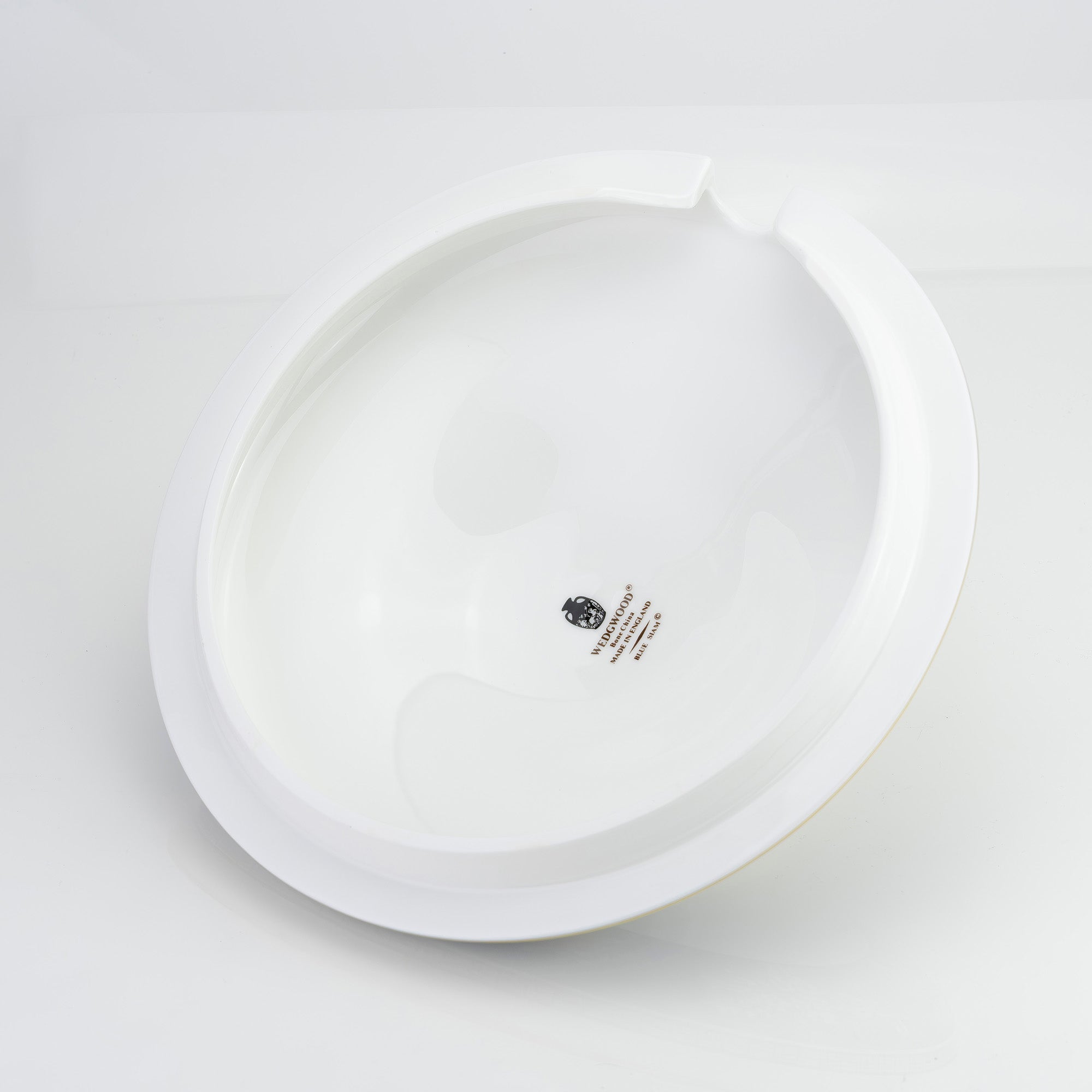 ウェッジウッド ブルーサイアム WEDGWOOD BLUE SIAM スープチュリーン 蓋付 英国製 金彩良好 廃盤 希少