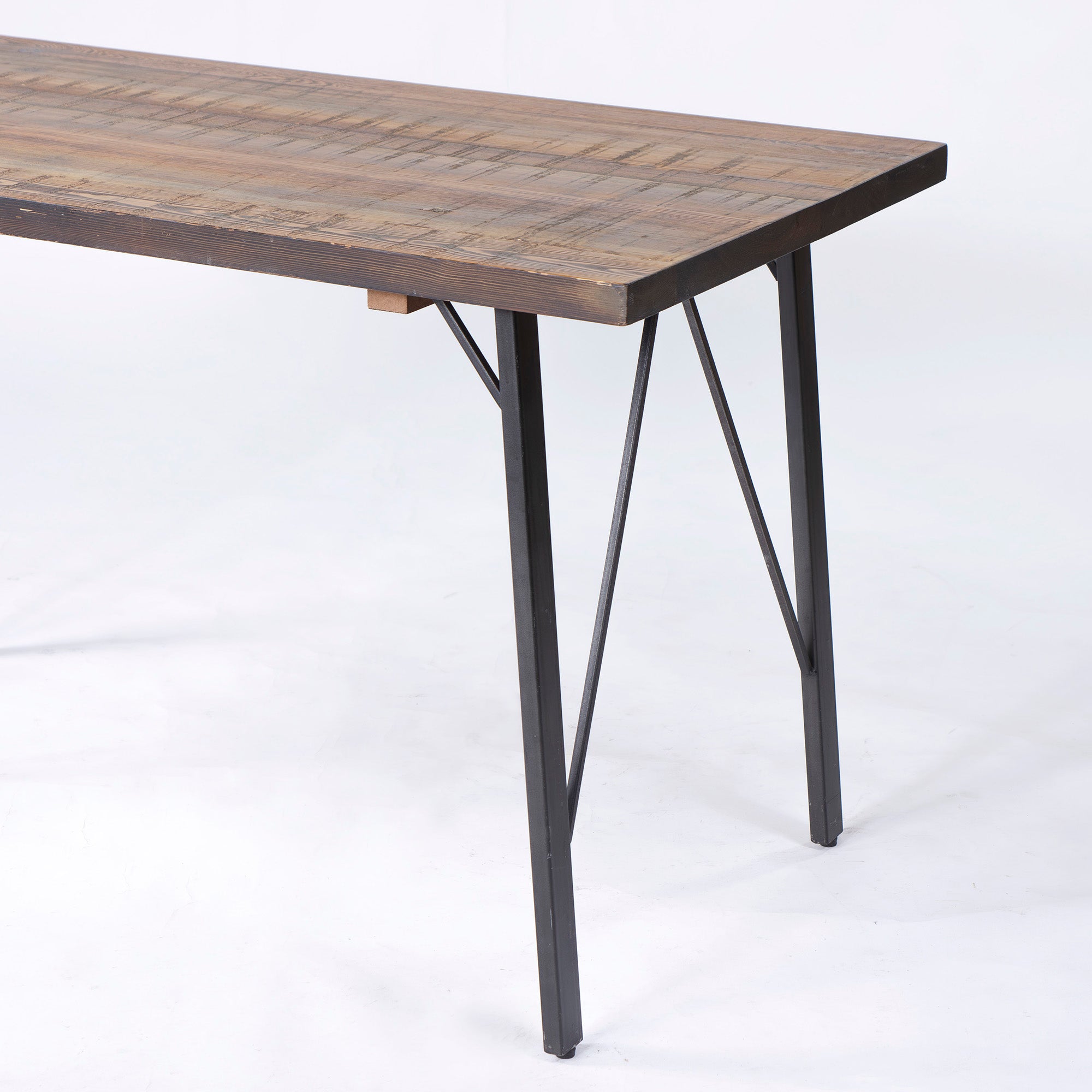 journal standard Furniture CHINON ダイニングテーブル S w130 杉古材 アイアン