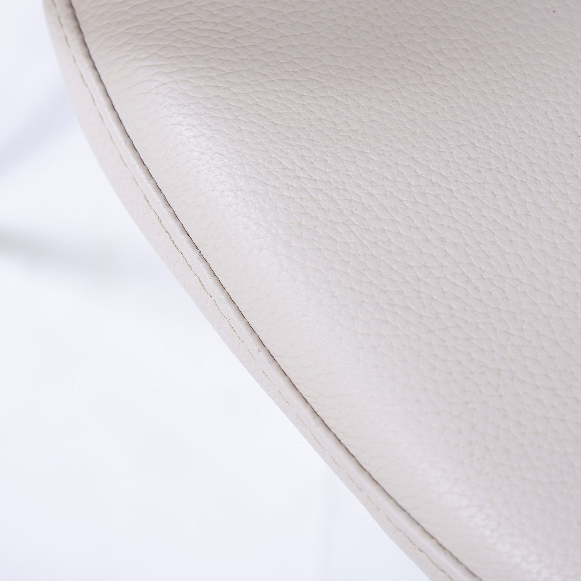 BoConcept Princeton ダイニングチェア(4) レザー ライトベージュ系 マットアッシュグレー メタル脚