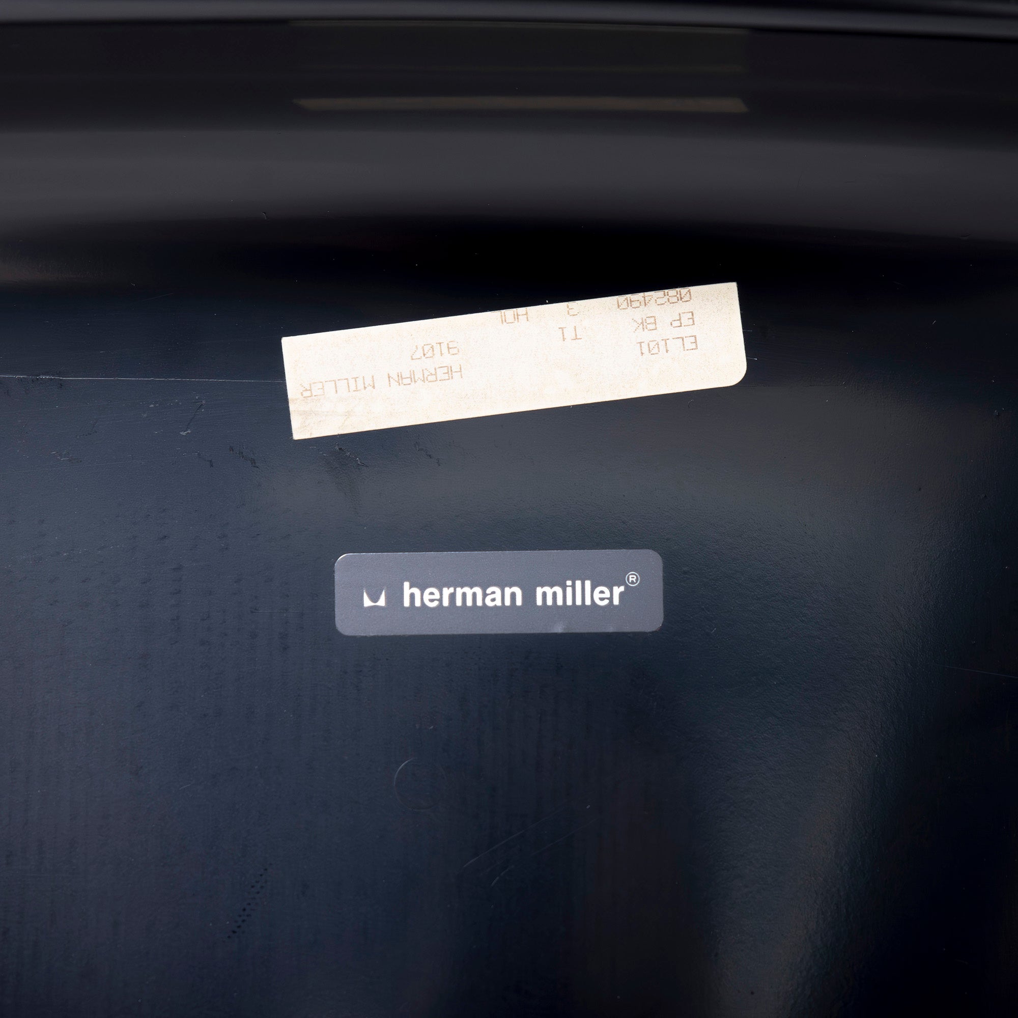 Herman Miller EL101 スタッキングチェア(1) ブルー系 ヴィンテージ
