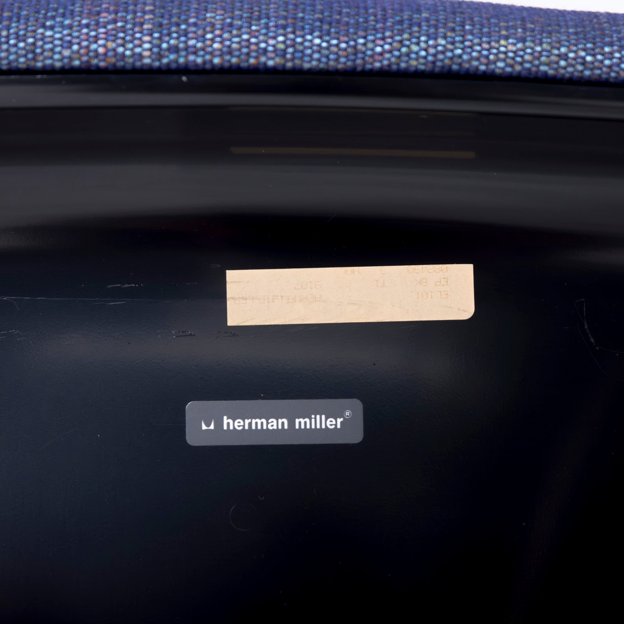 Herman Miller EL101 スタッキングチェア(3) ブルー系 ヴィンテージ
