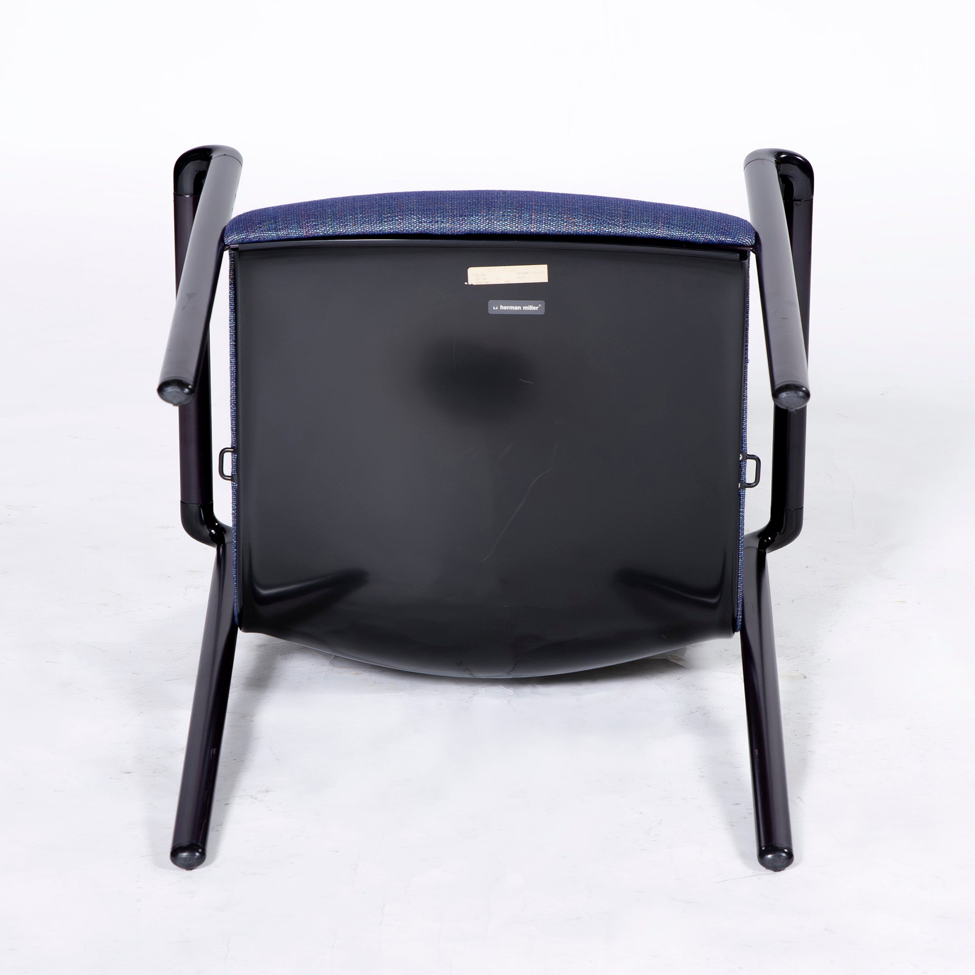 Herman Miller EL101 スタッキングチェア(4) ブルー系 ヴィンテージ