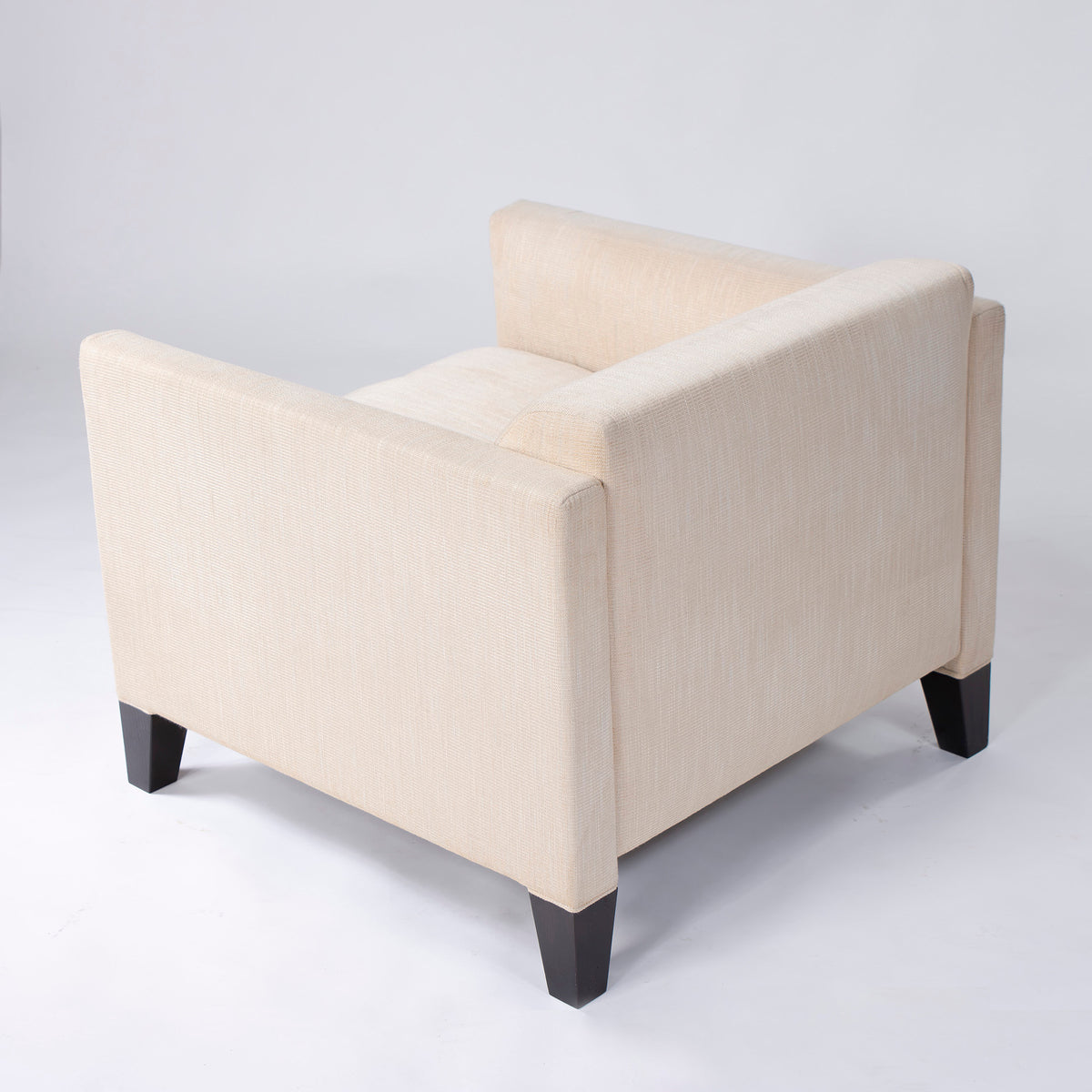 Ritzwell 1Pソファ アッシュ材 ベージュファブリック フェザークッション
